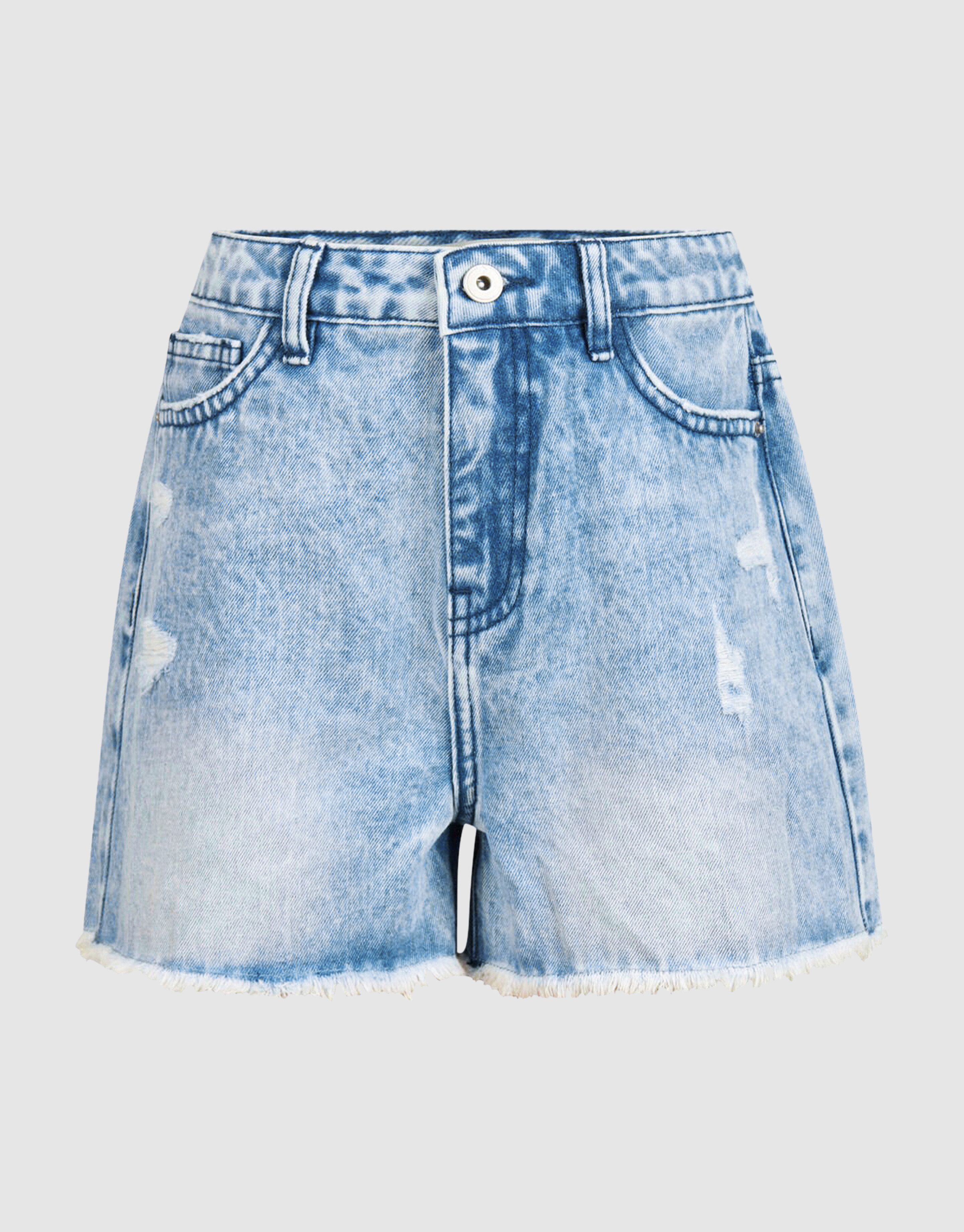 Destroy Denim Short Bleached SHOEBY GIRLS
