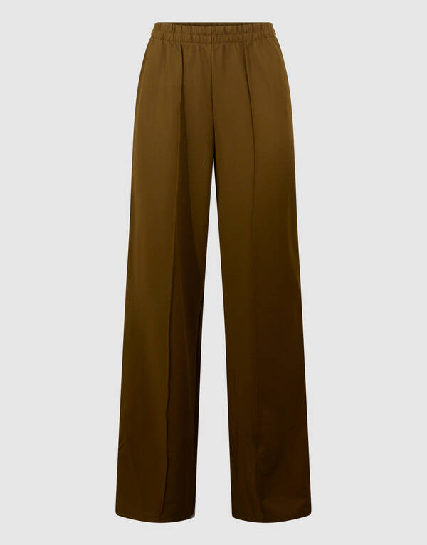 Studs Tape Wide Leg Broek Khaki SHOEBY WOMEN