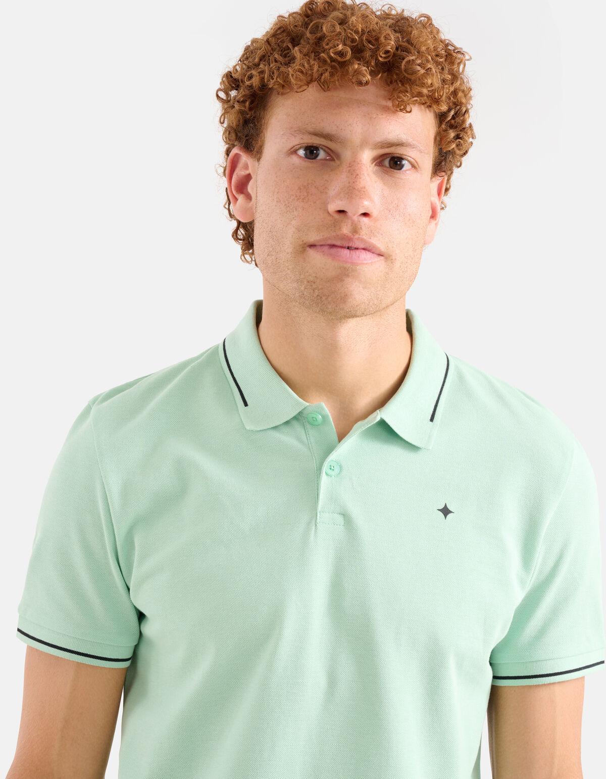 Basis Polo Lichtgroen SHOEBY MEN