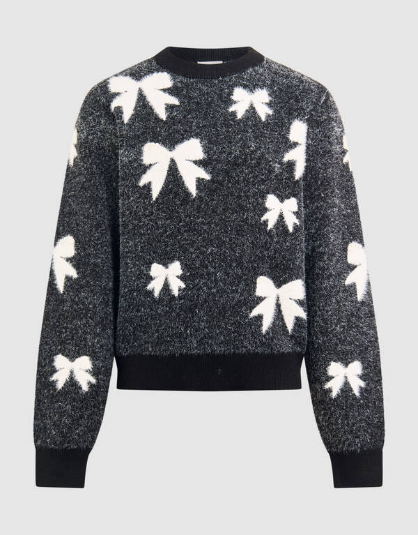 Strik Trui Zwart SHOEBY GIRLS