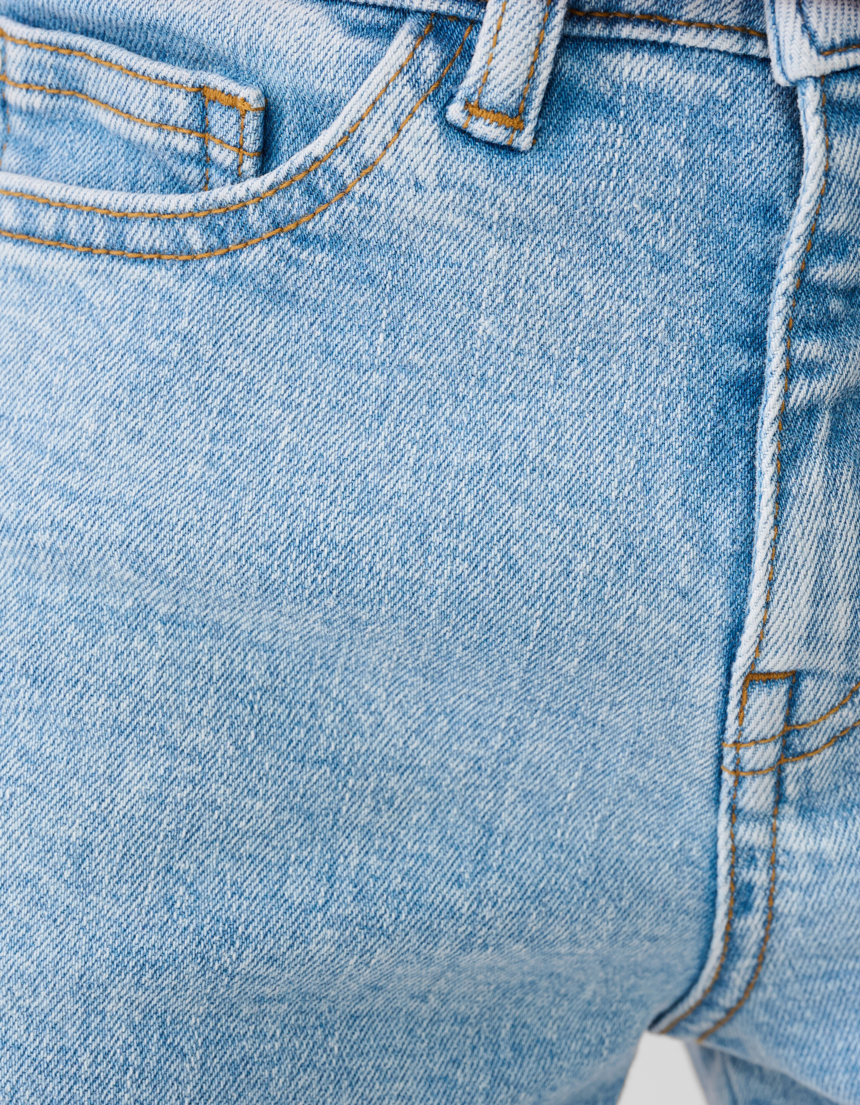 Two Tone Flared Fit Jeans Bleached SHOEBY GIRLS