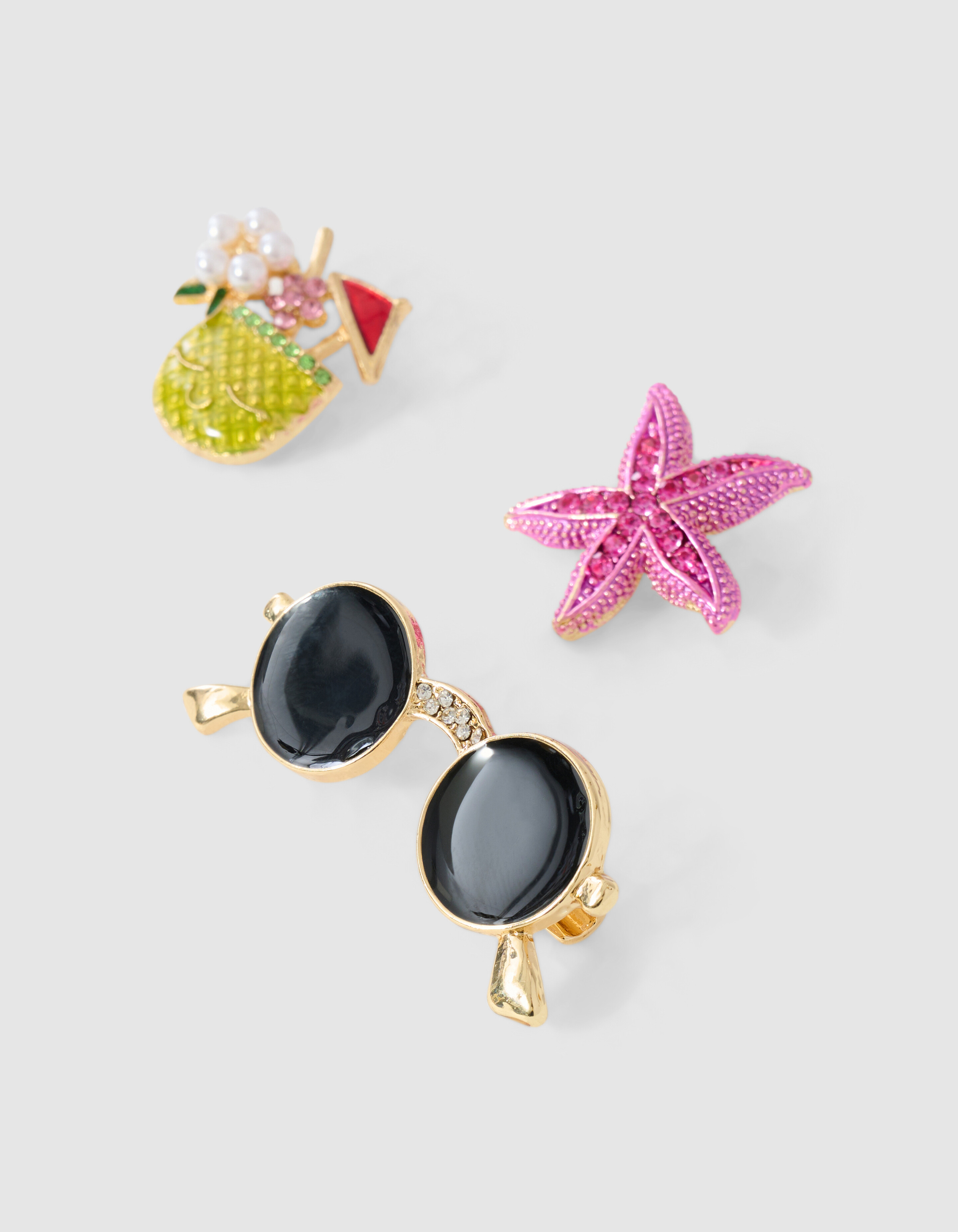 Summer Broche Set Goud SHOEBY ACCESSOIRES