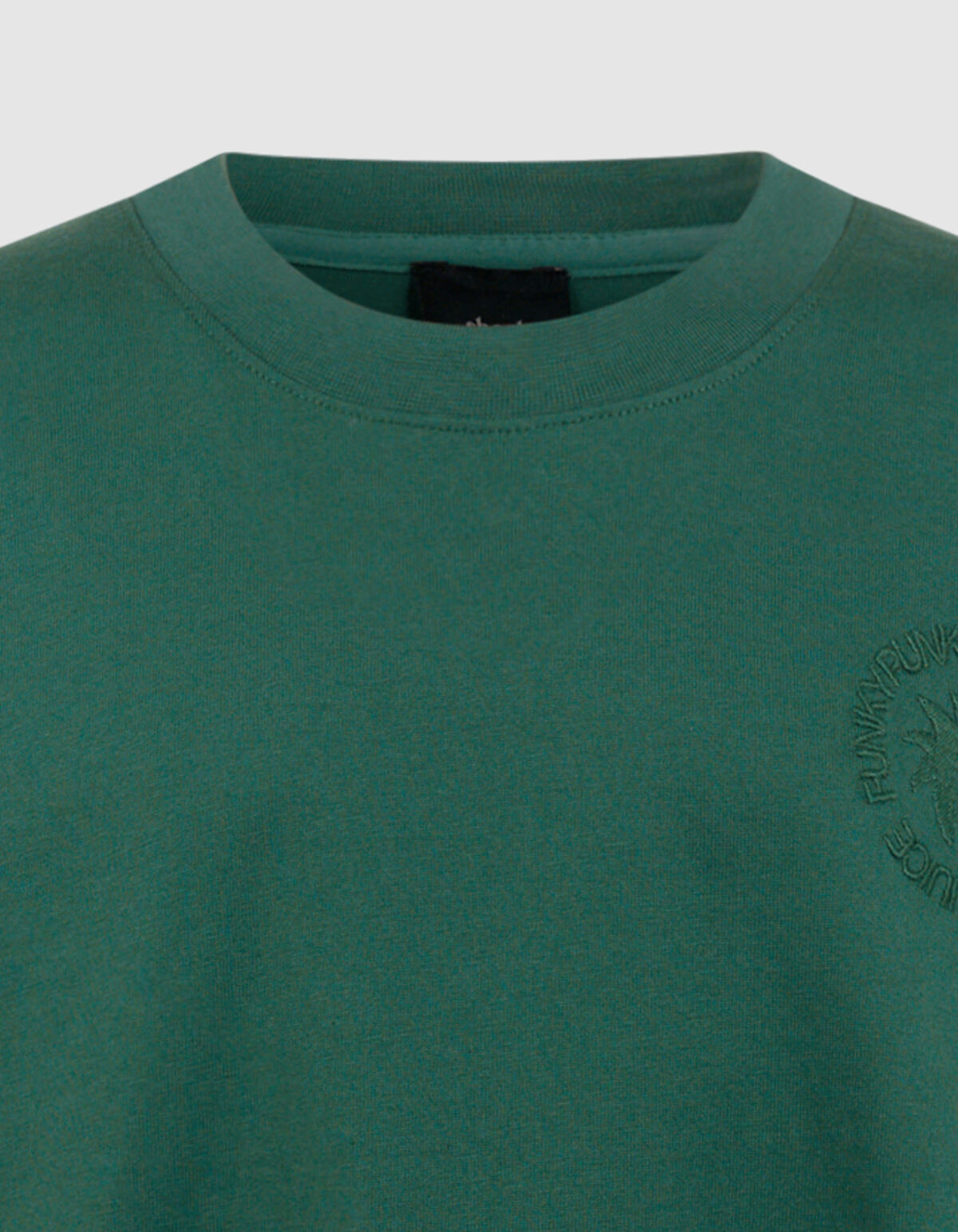 Embroidery Artwork T-shirt Donkergroen SHOEBY BOYS