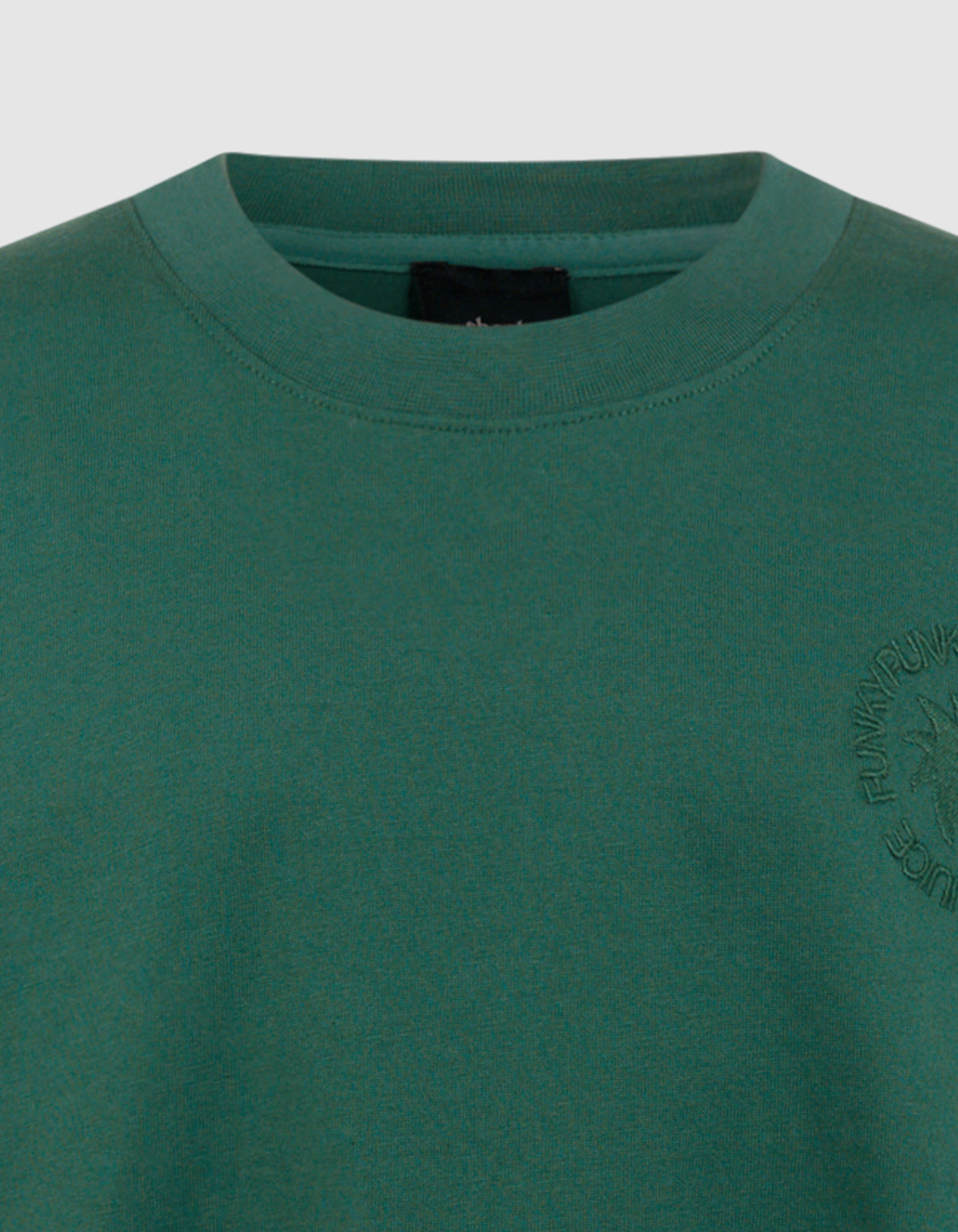 Embroidery Artwork T-shirt Donkergroen SHOEBY BOYS