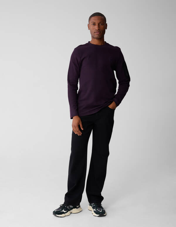 Relaxed Fit Jeans Washed Zwart SHOEBY MEN