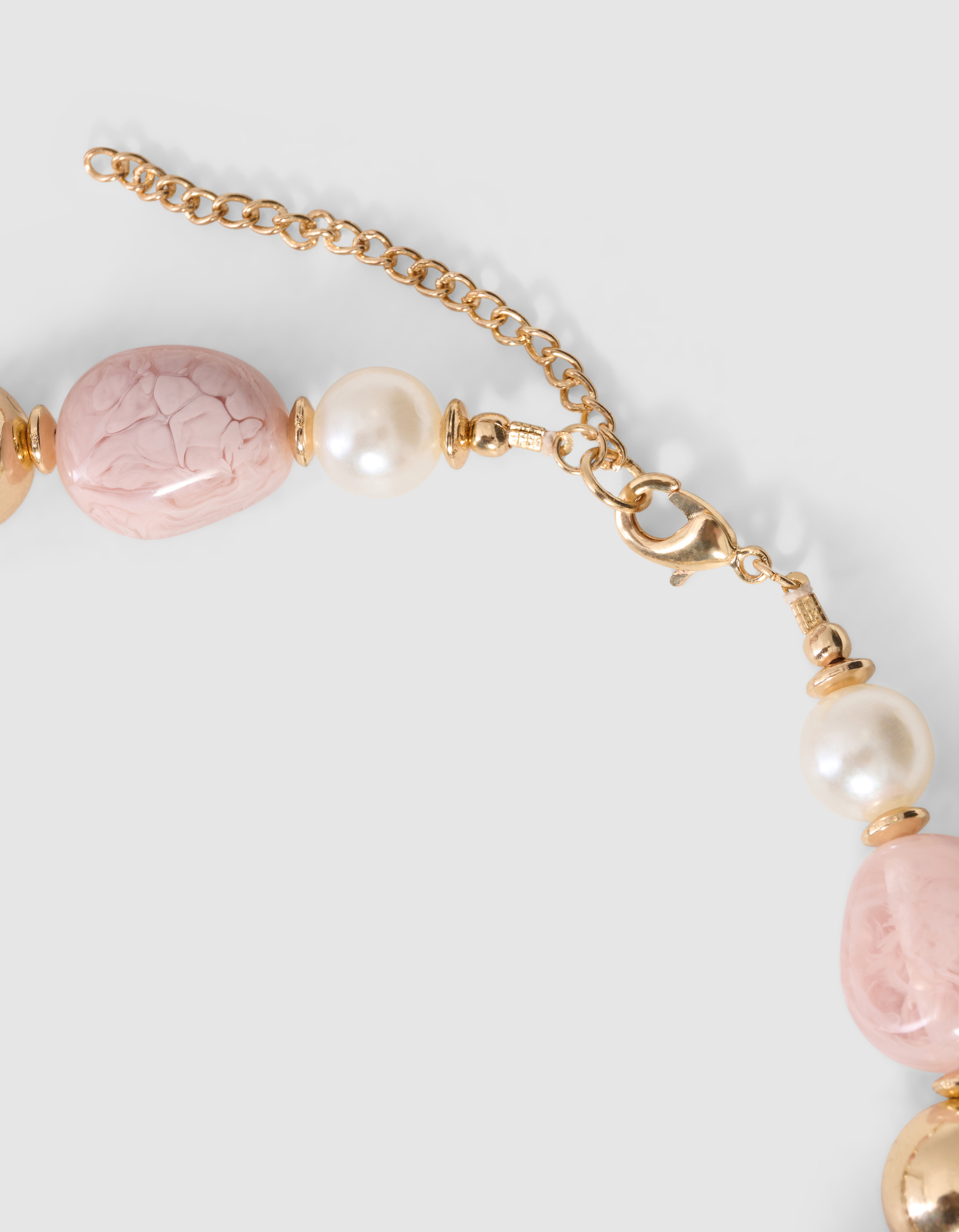 Mix Colour Stone Ketting Goud SHOEBY ACCESSOIRES