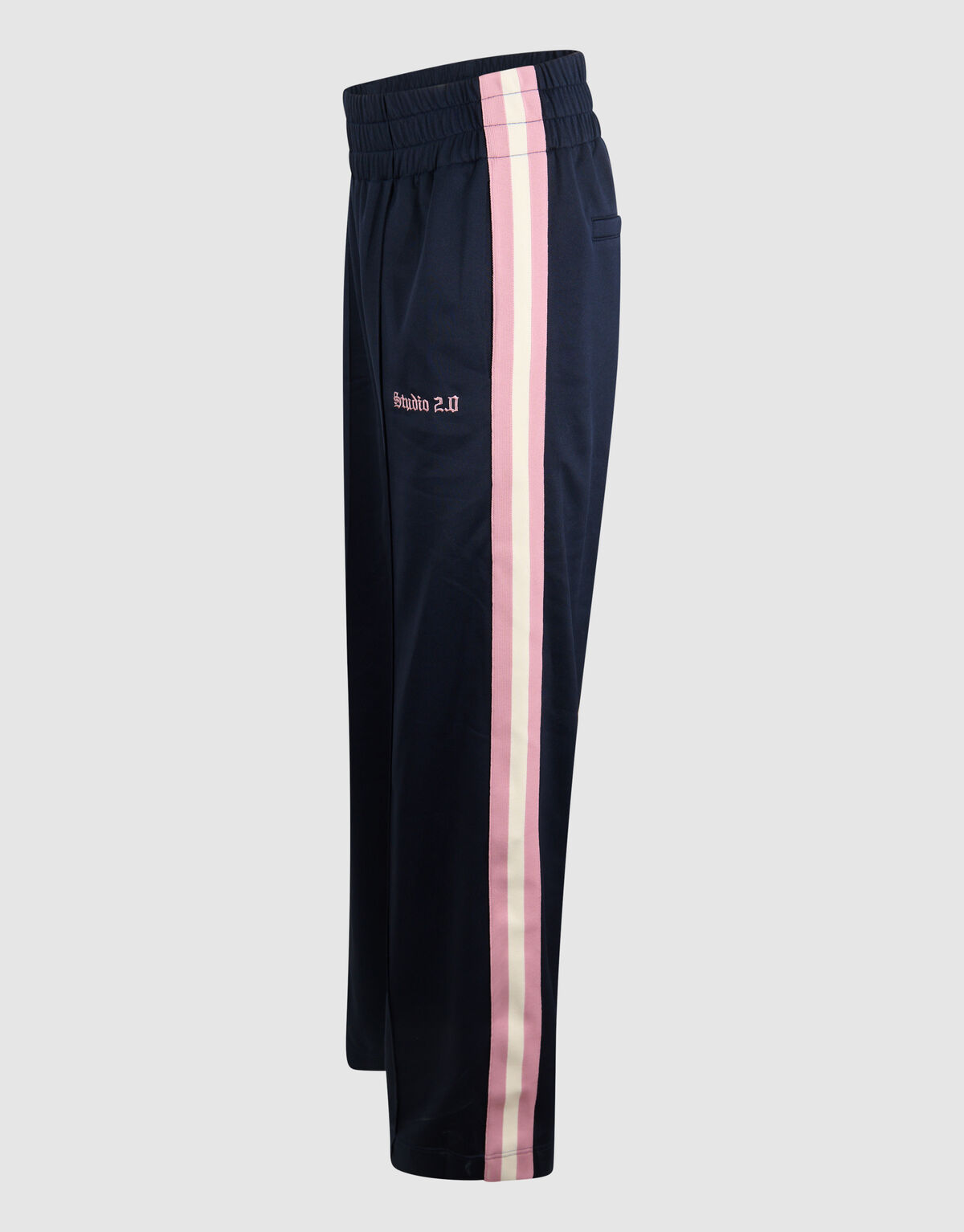 Sporty Wide Leg Broek Donkerblauw SHOEBY WOMEN