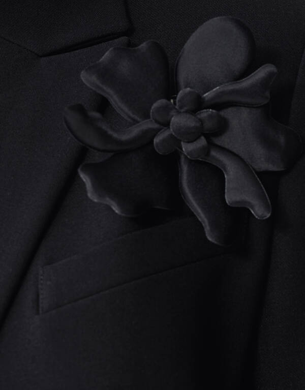 Flower Blazer Zwart By Mieke SHOEBY WOMEN