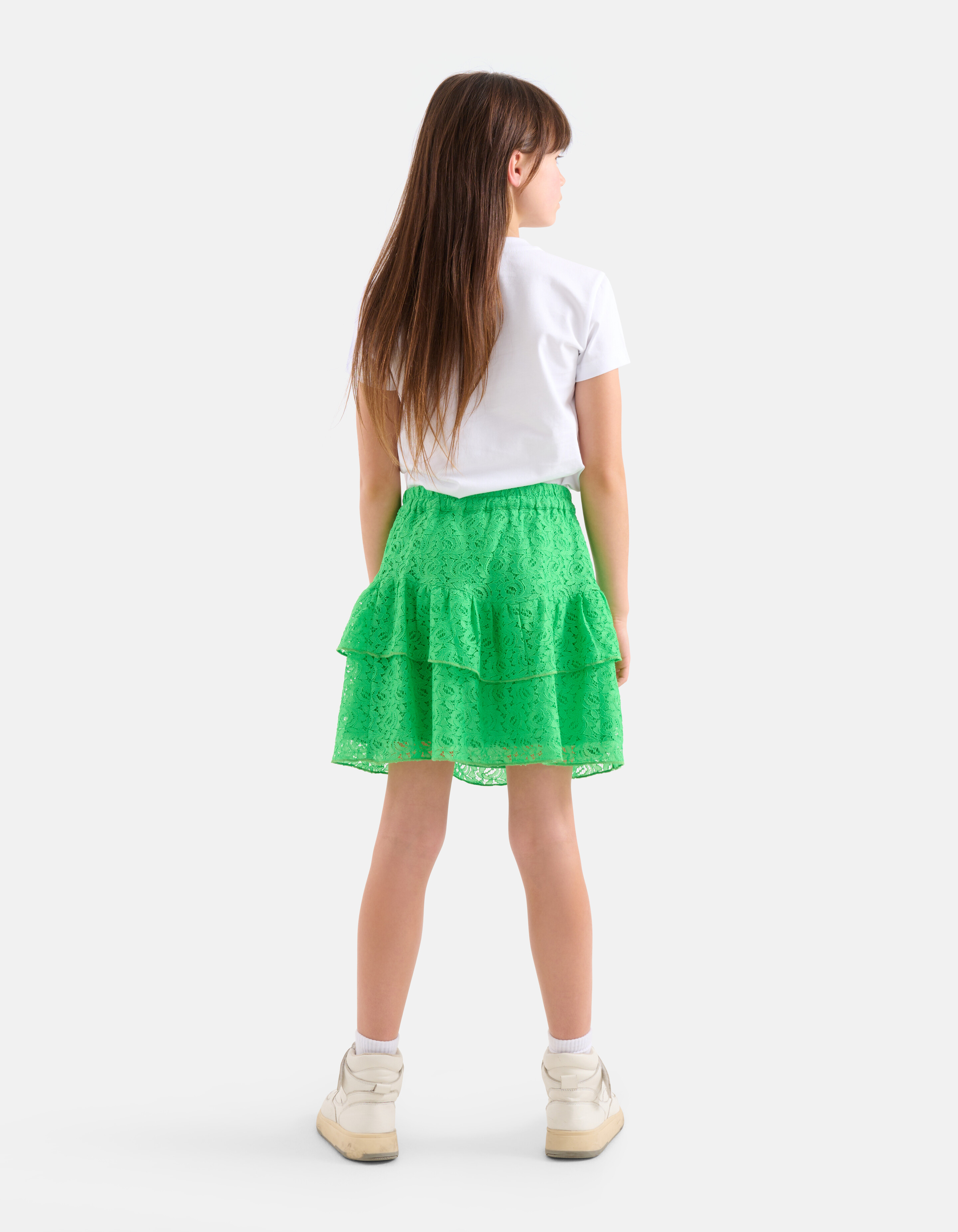 Kanten Rok Groen SHOEBY GIRLS