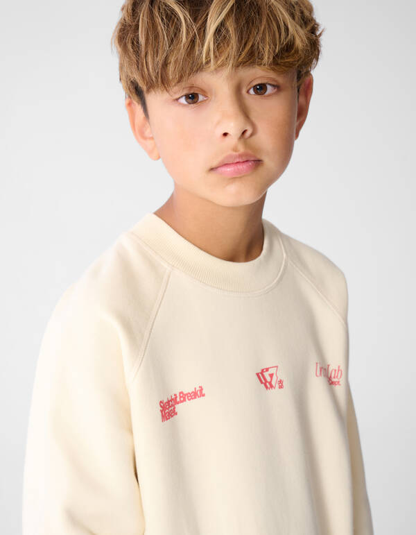 Sketch Sweater Ecru SHOEBY BOYS