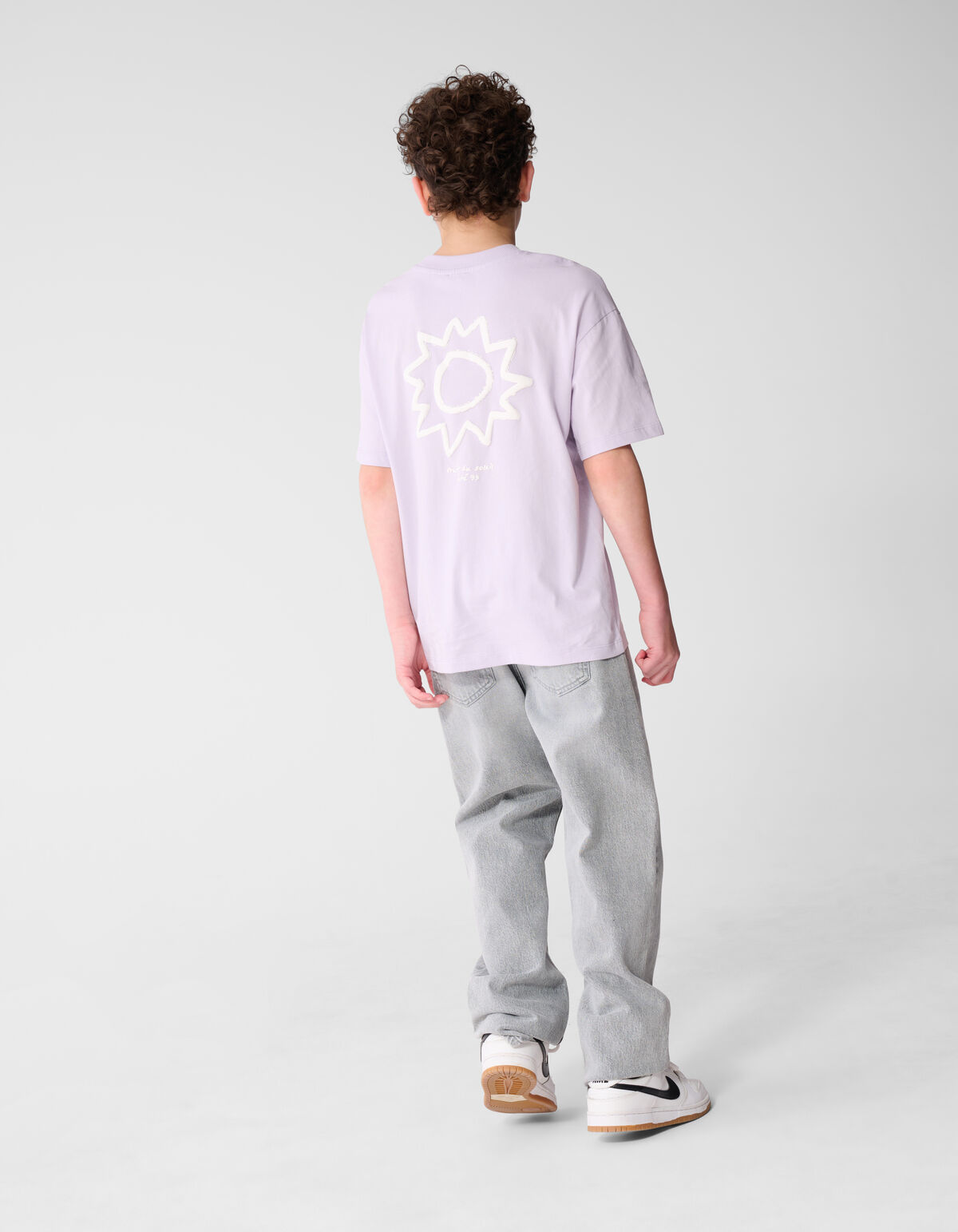 Soleil Artwork T-shirt Lichtpaars SHOEBY BOYS