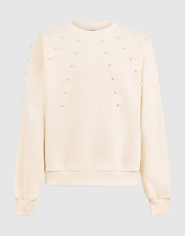 Parel Sweater Gebroken Wit SHOEBY GIRLS