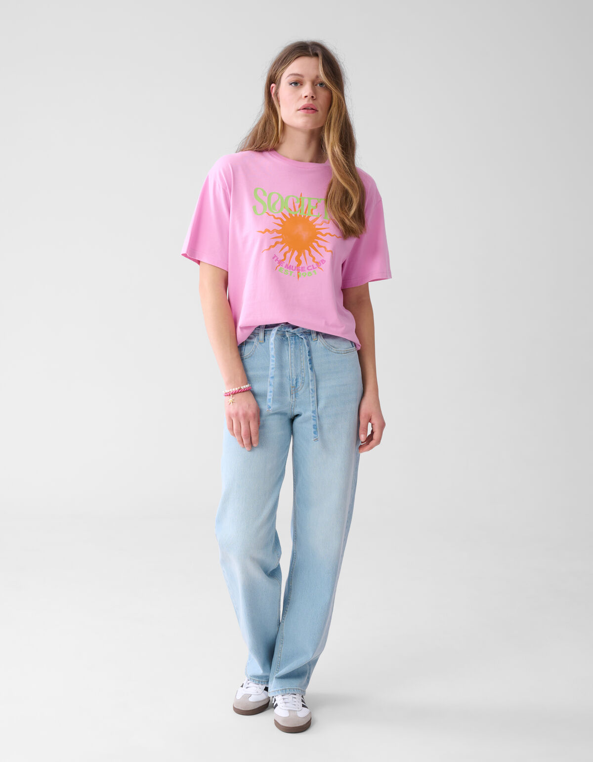 Artwork T-shirt Roze SHOEBY WOMEN