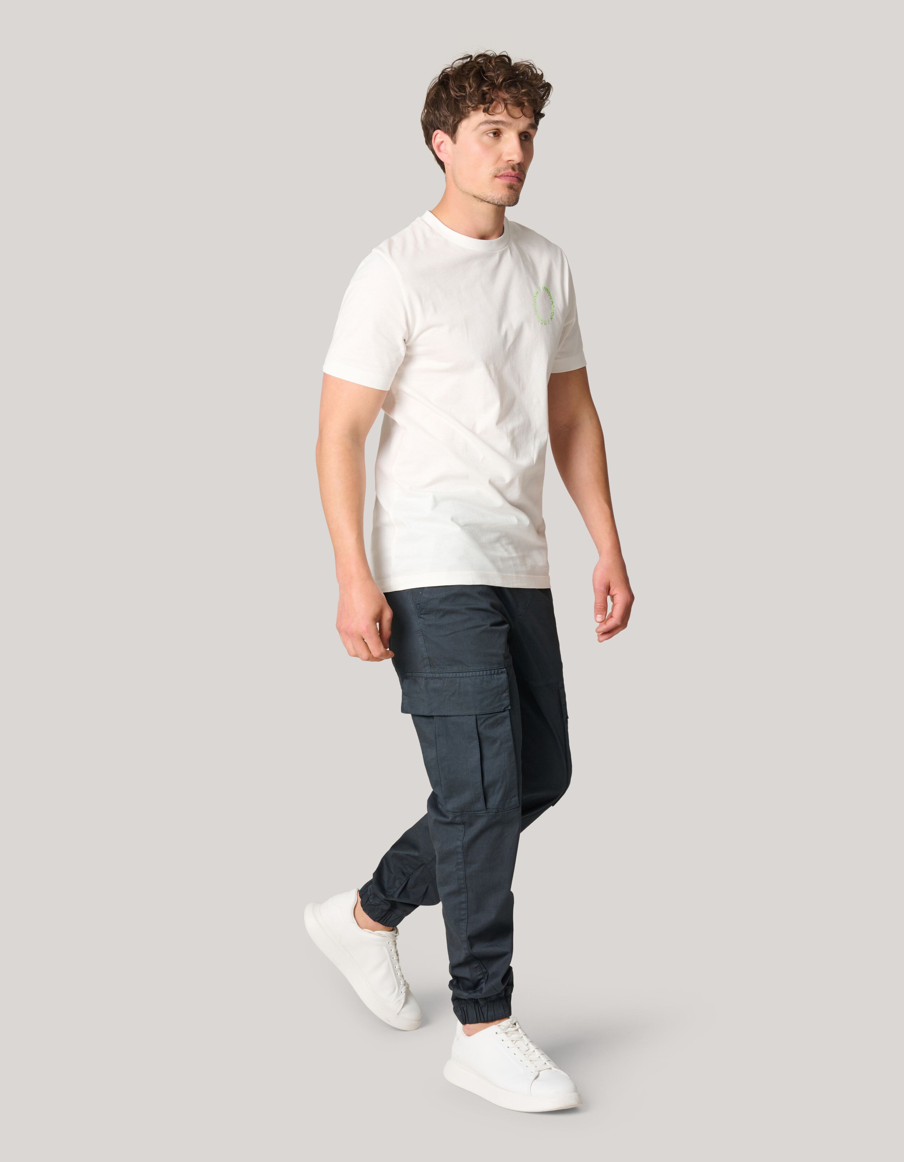 Cargo Broek Donkergrijs SHOEBY MEN