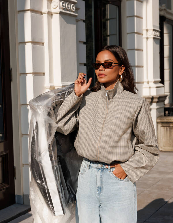Oversized Ruiten Jack Lichtbruin By Monica SHOEBY WOMEN