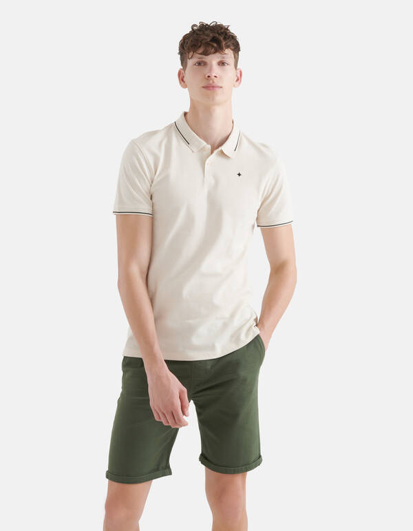 Basis Polo Gebroken Wit SHOEBY MEN