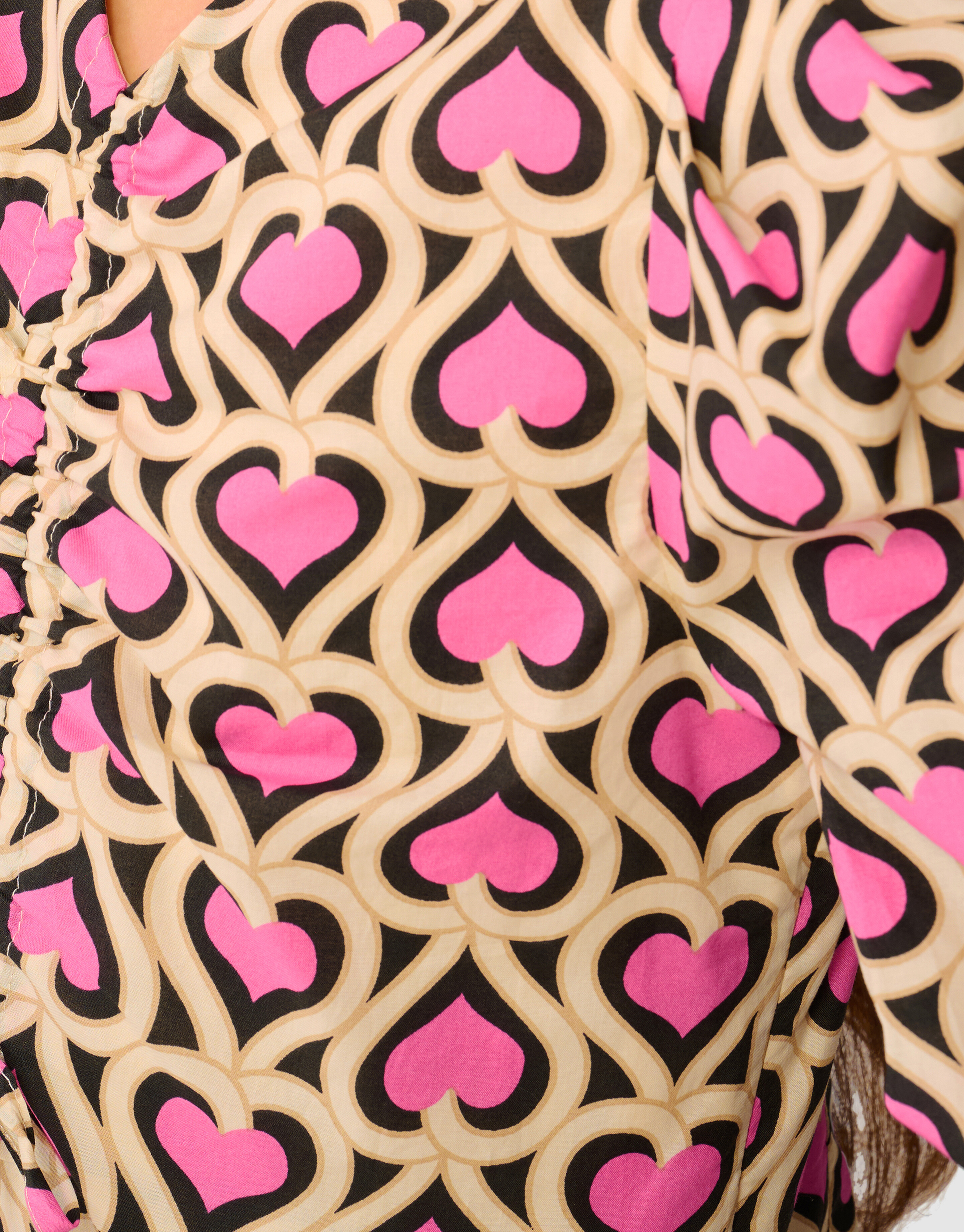 Heart Printed Jurk Roze SHOEBY GIRLS