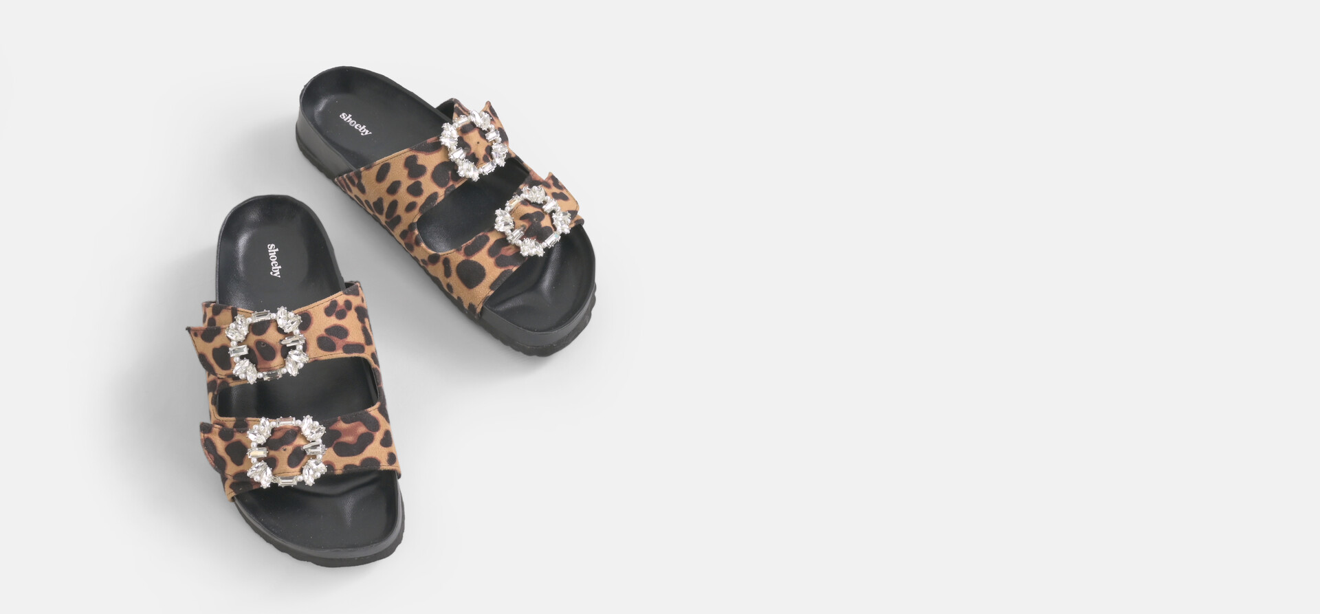 Leopard Sandalen Bruin SHOEBY SHOES