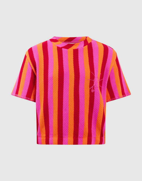 Striped Top Rood/Roze SHOEBY GIRLS