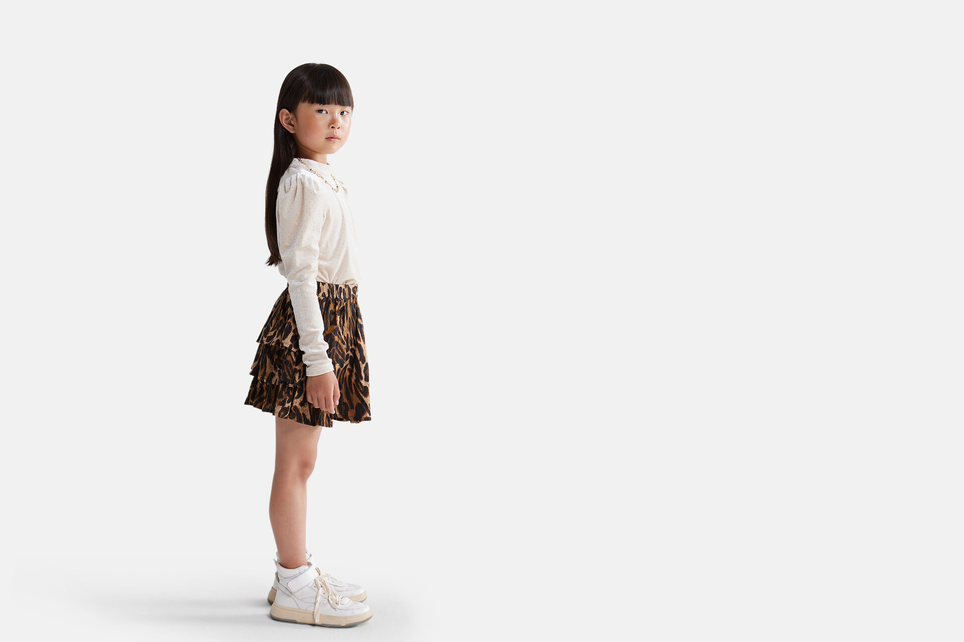 Glitter Top Offwhite SHOEBY GIRLS