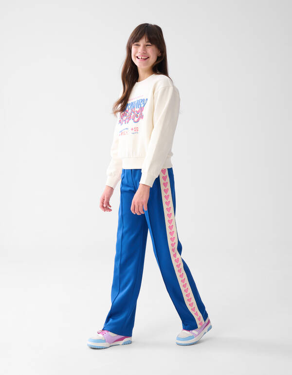 Artwork Sweater Gebroken Wit SHOEBY GIRLS