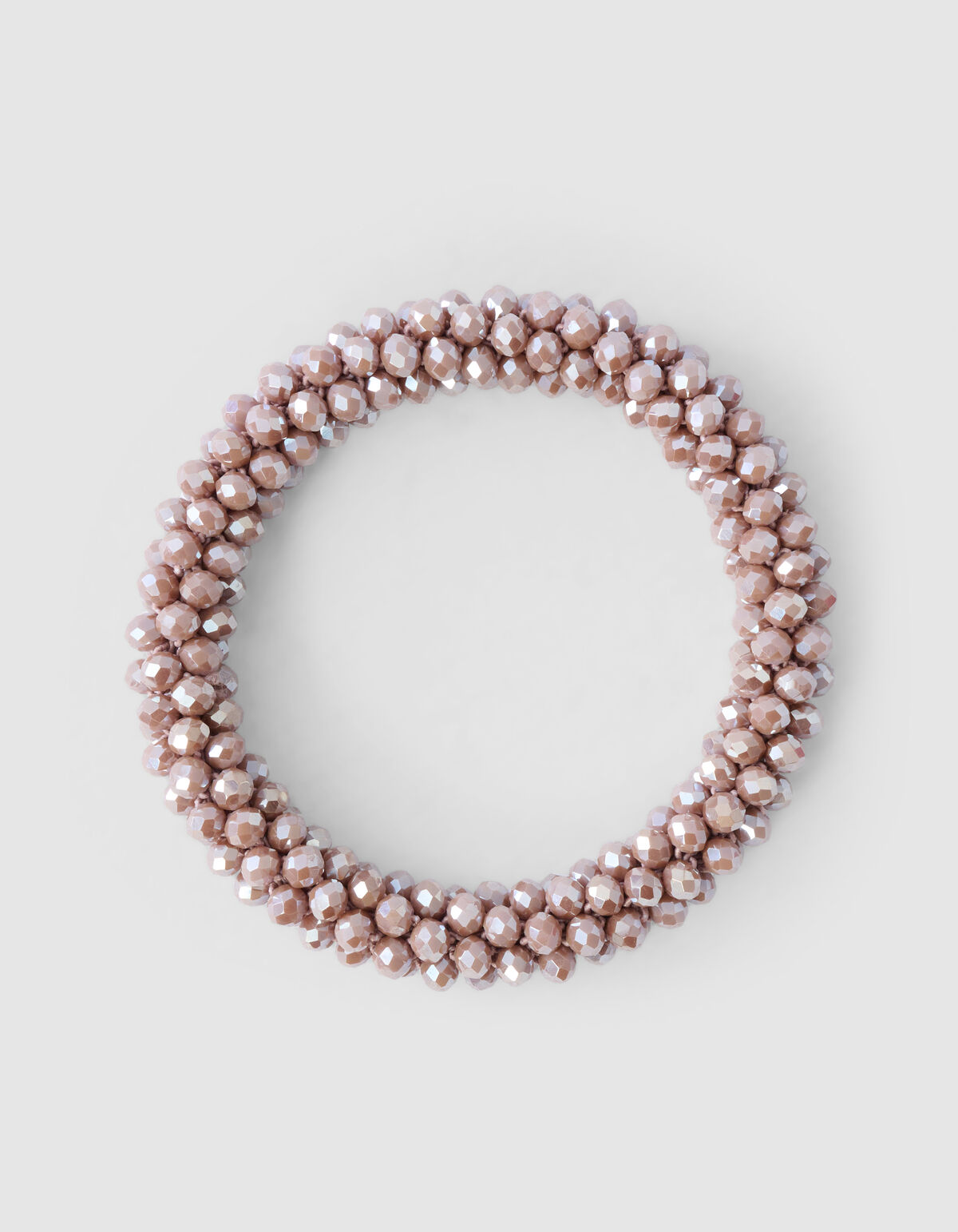 Beaded Haarelastiek Bruin SHOEBY ACCESSOIRES