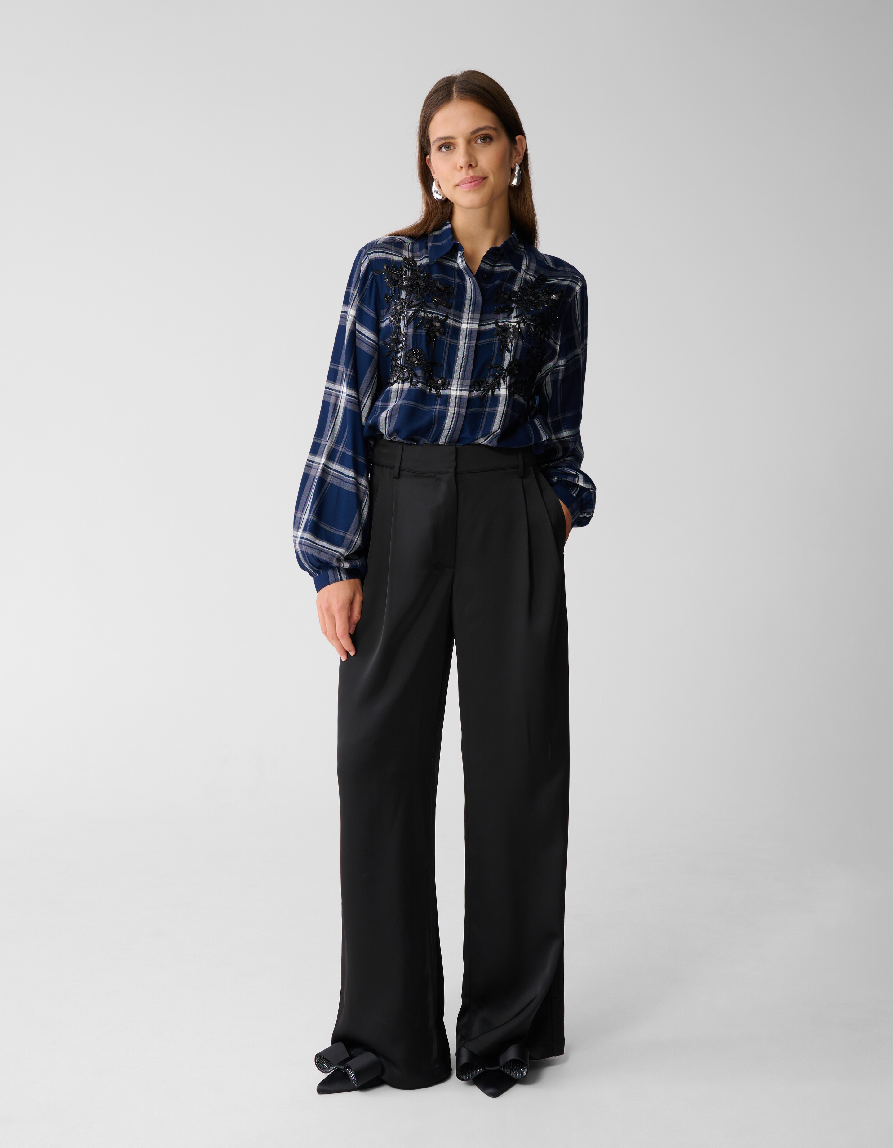 Ruiten Beads Blouse Donkerblauw By Mieke SHOEBY WOMEN