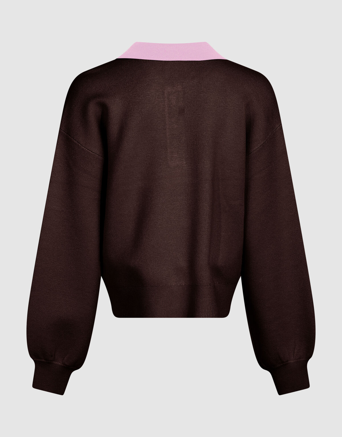 Create Gebreide Polo Bruin /Roze SHOEBY GIRLS