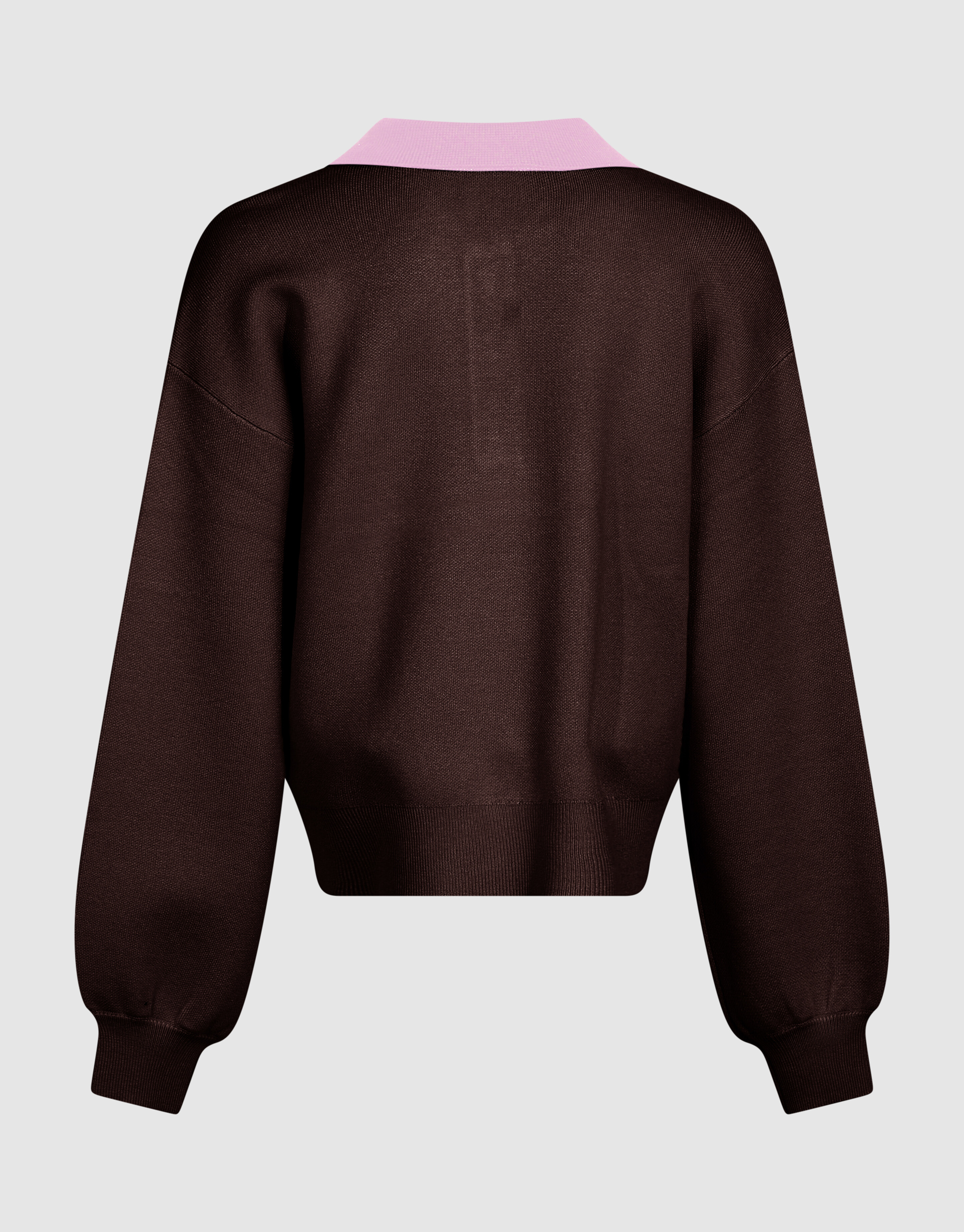 Create Gebreide Polo Bruin /Roze SHOEBY GIRLS