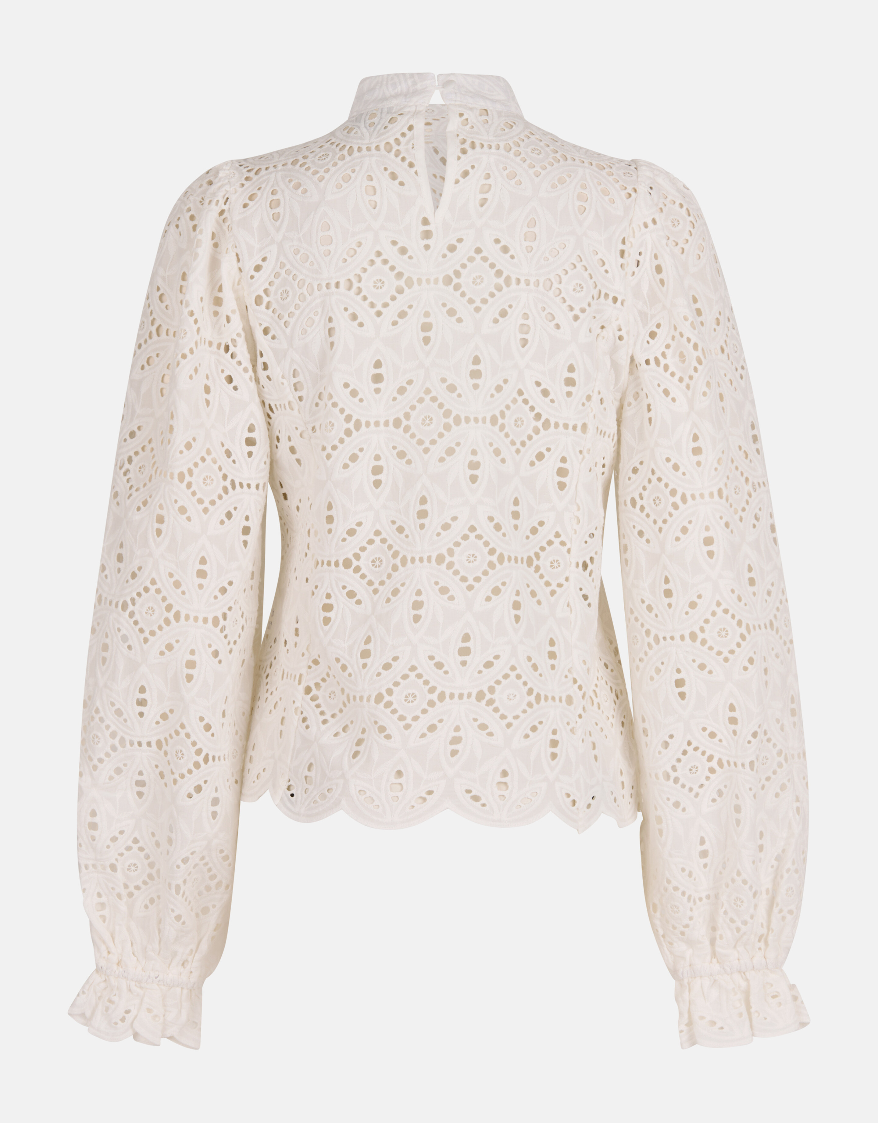 Embroidery Top Gebroken Wit SHOEBY WOMEN