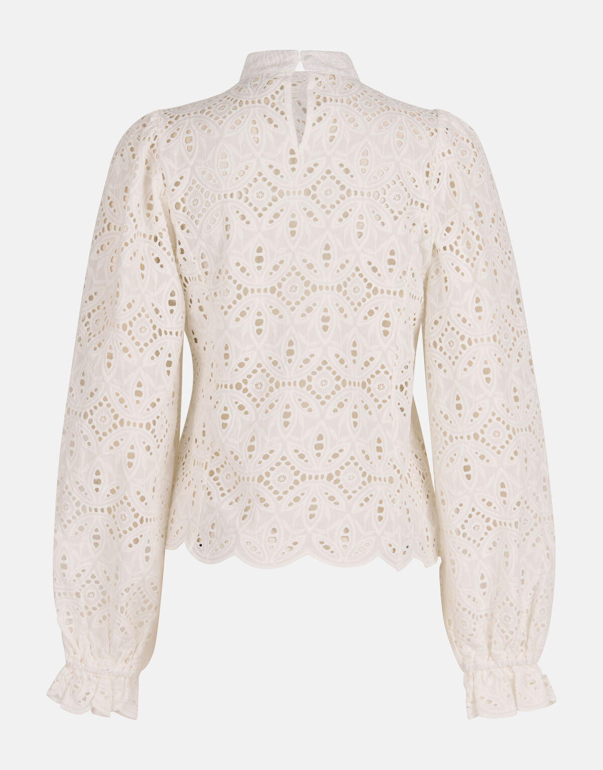 Embroidery Top Gebroken Wit SHOEBY WOMEN