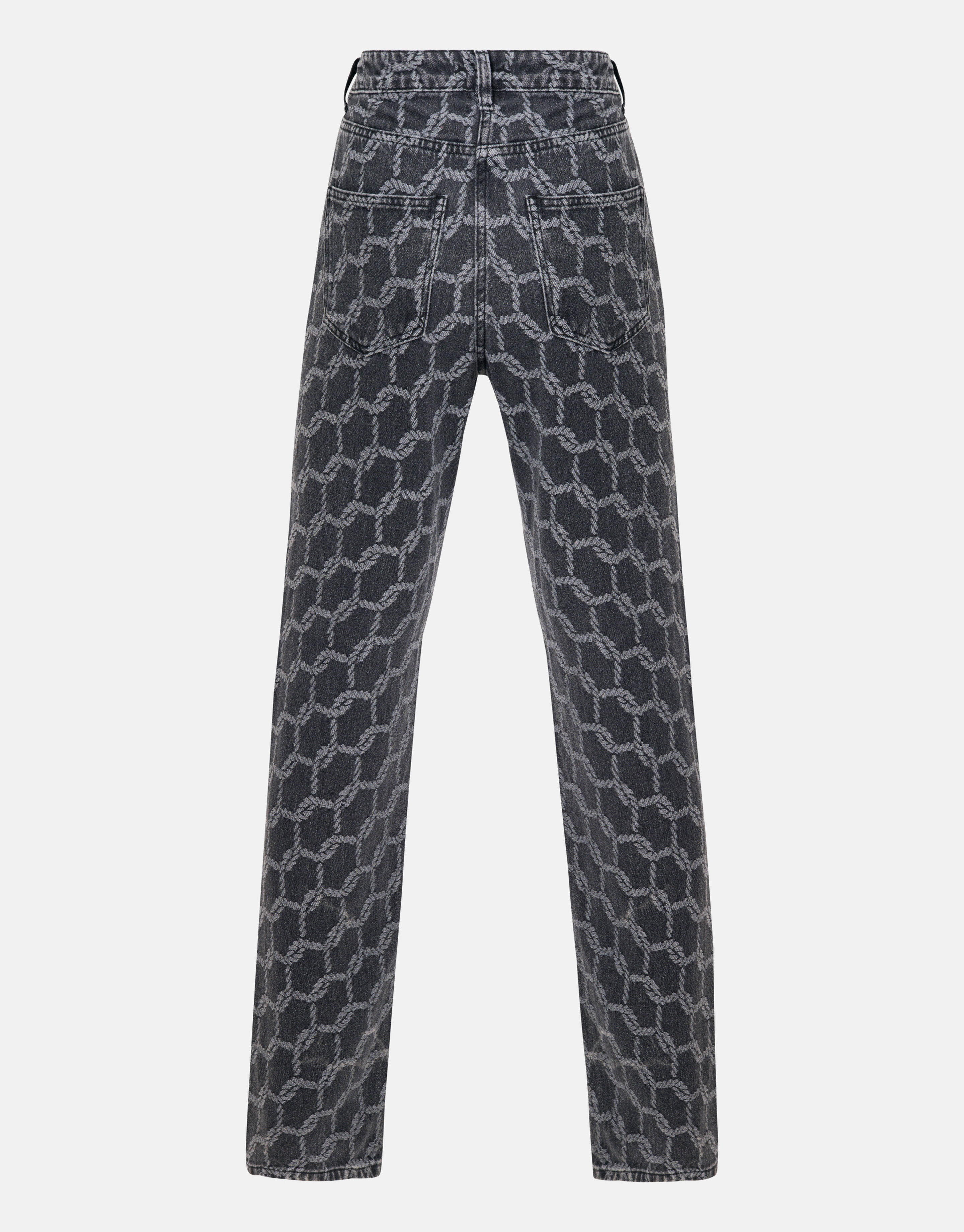 Printed Straight Jeans Zwart L33 SHOEBY WOMEN
