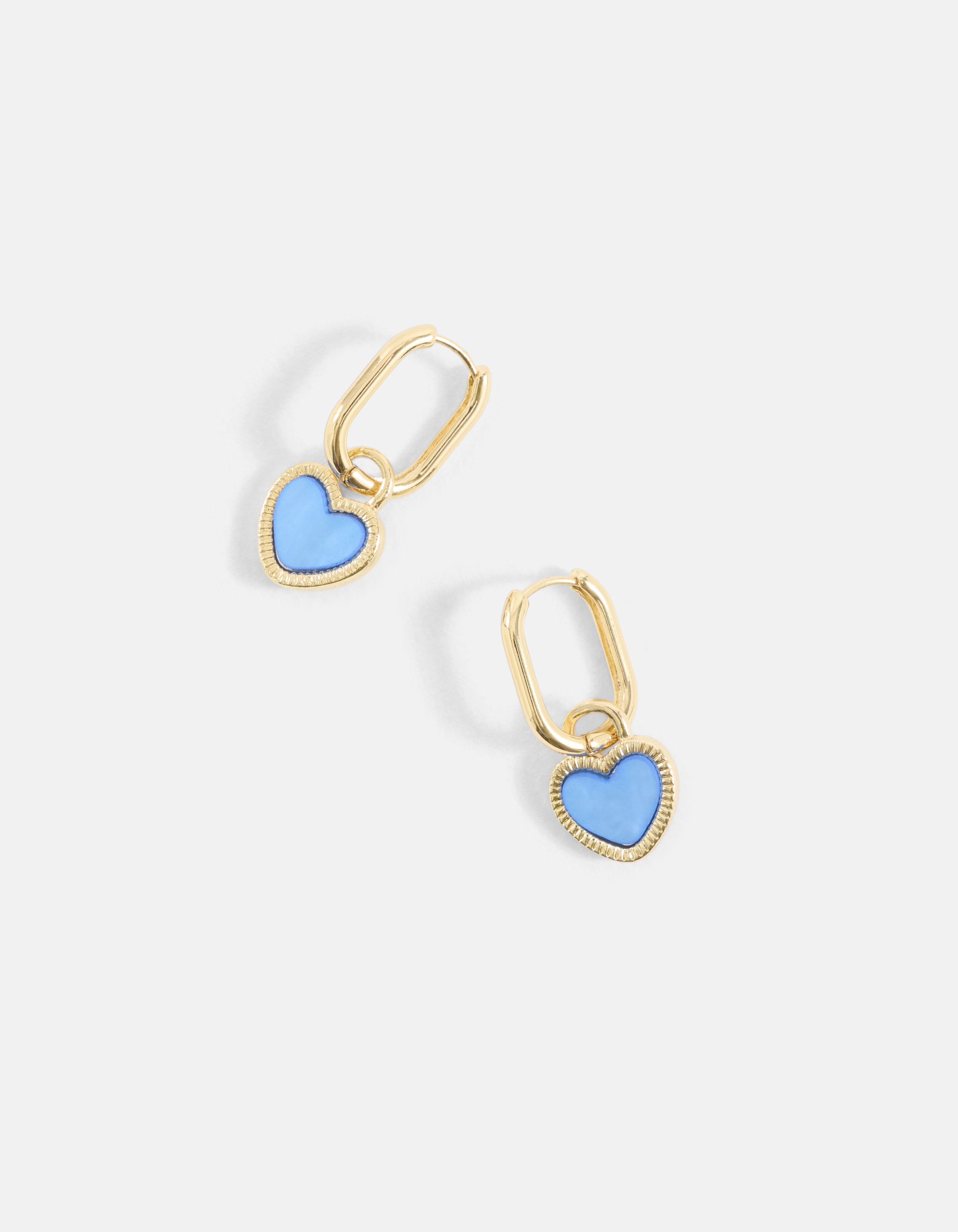 Two Colored Heart Oorbellen Goud SHOEBY ACCESSOIRES
