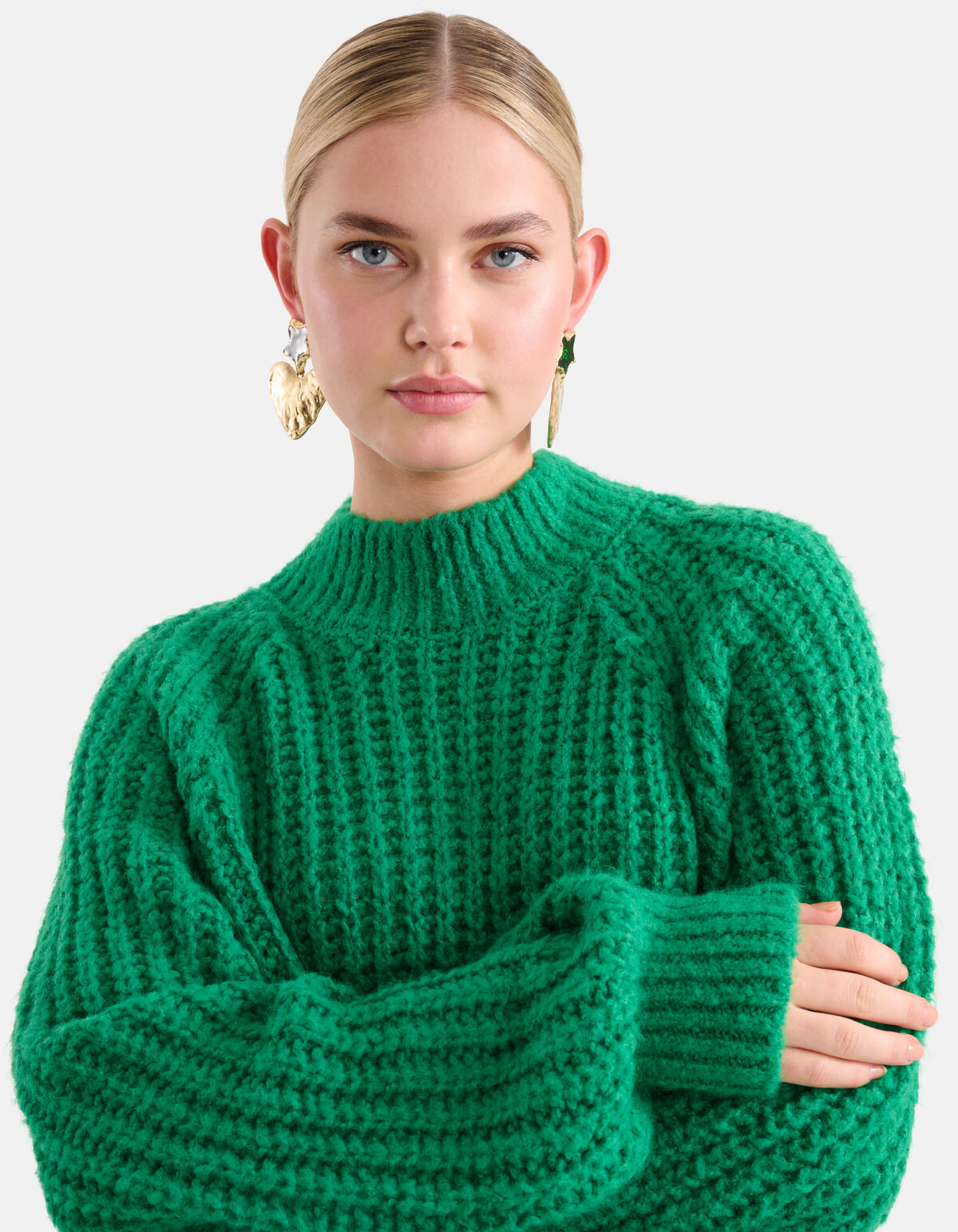 Chunky Trui Groen SHOEBY WOMEN