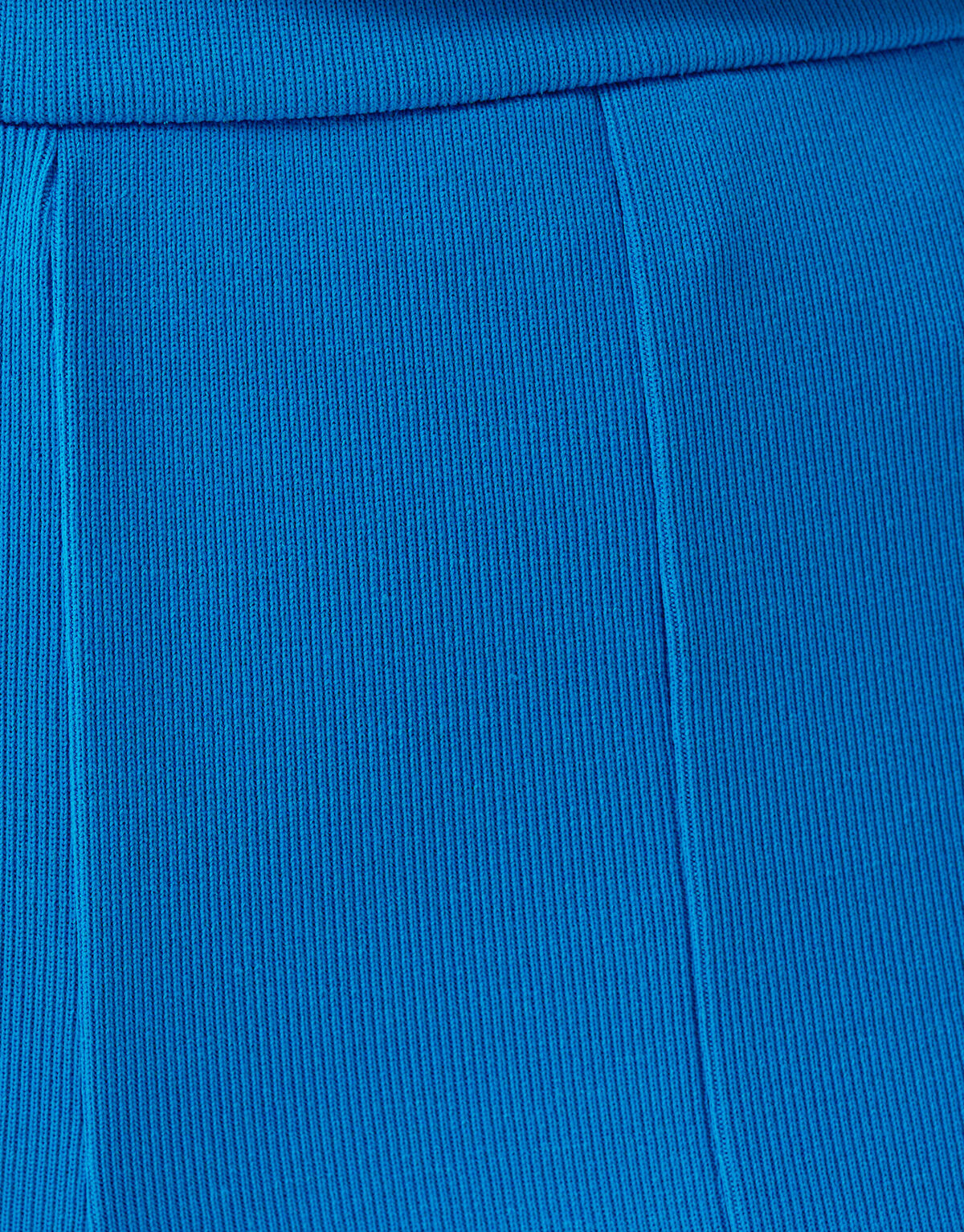 Rib Flared Legging Blauw SHOEBY GIRLS