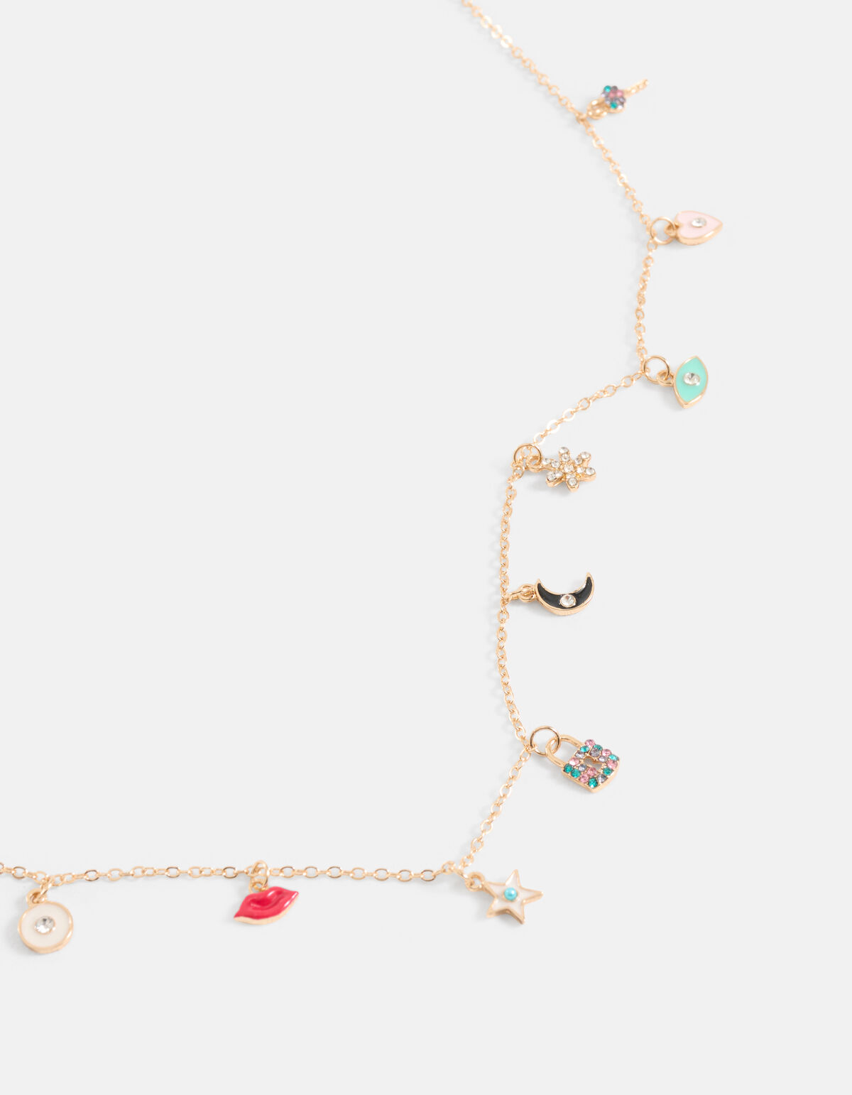 Multi Bedel Ketting Goud SHOEBY ACCESSOIRES