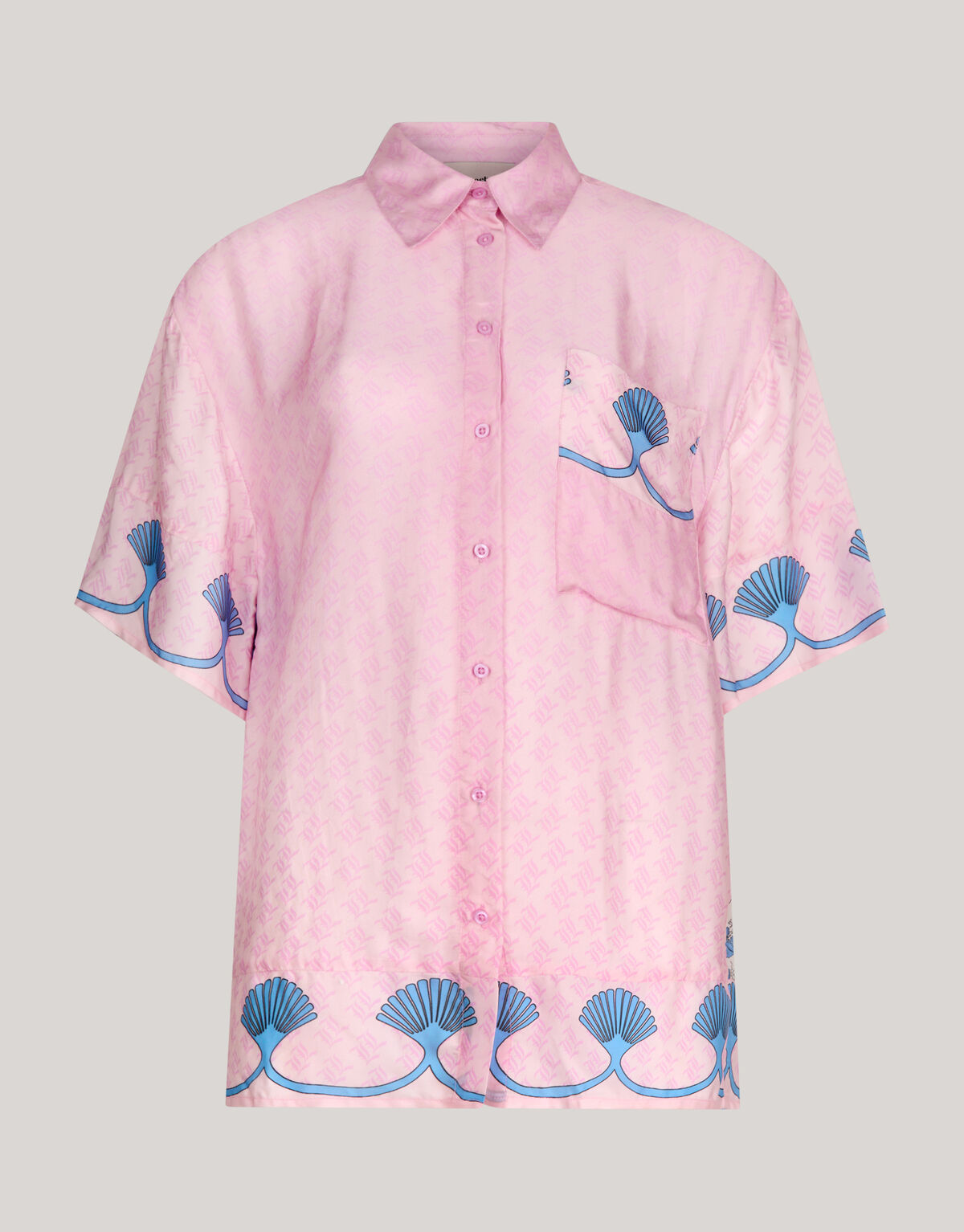 Printed Blouse Lichtroze SHOEBY WOMEN