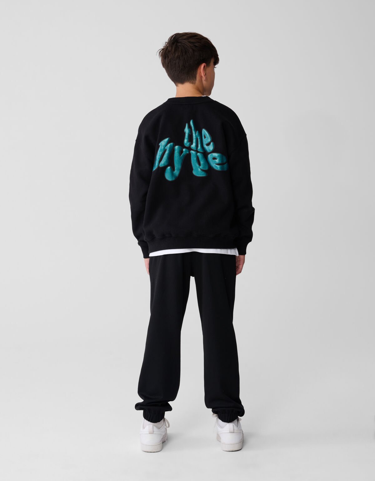 Fancy Wide Broek Zwart SHOEBY BOYS