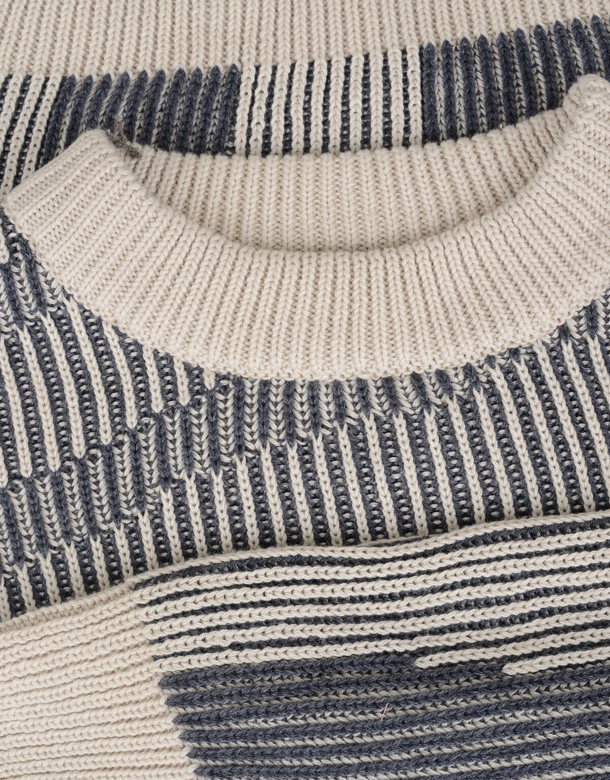 Zebra Knit Pullover