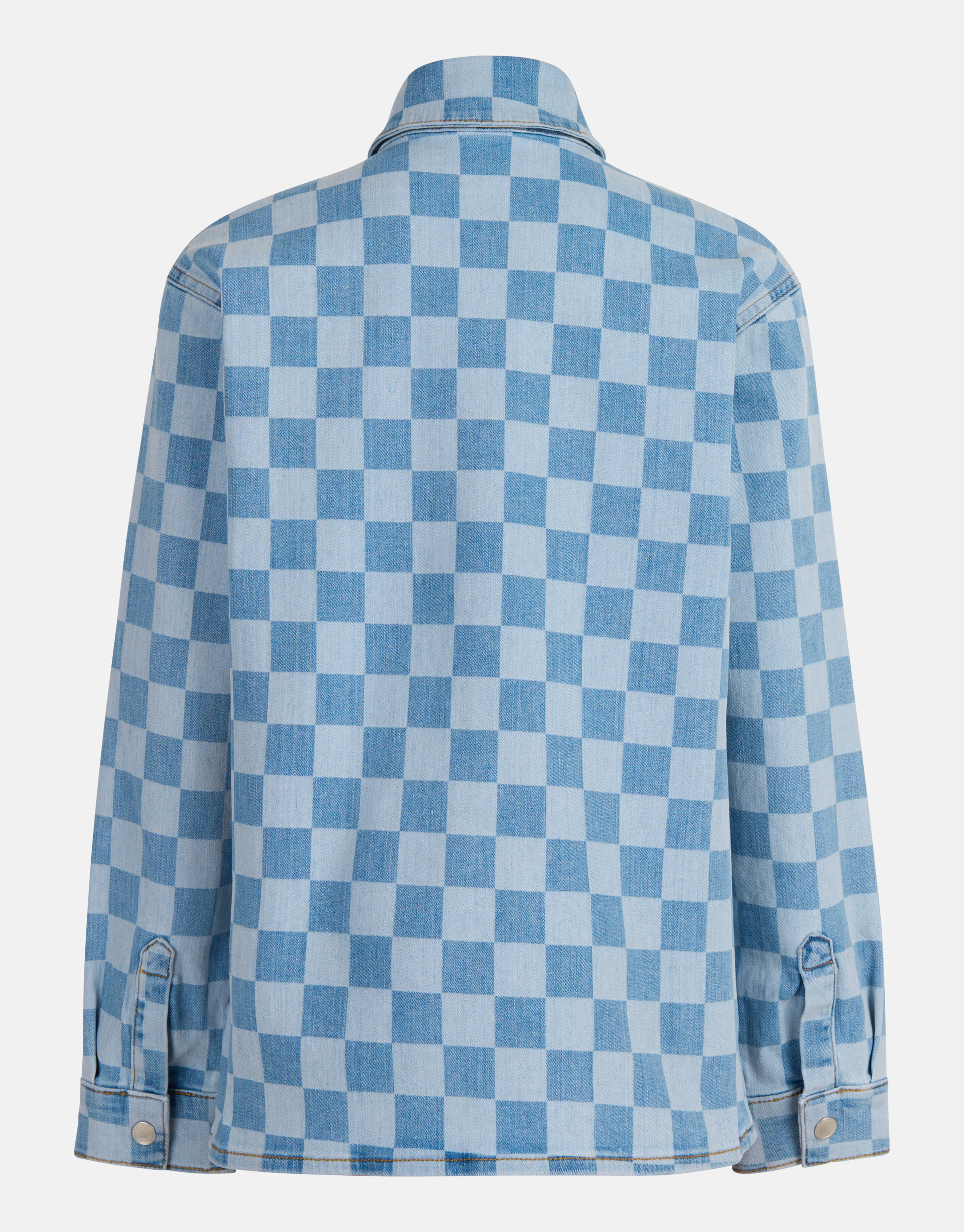 Check Denim Overshirt Mediumstone SHOEBY BOYS