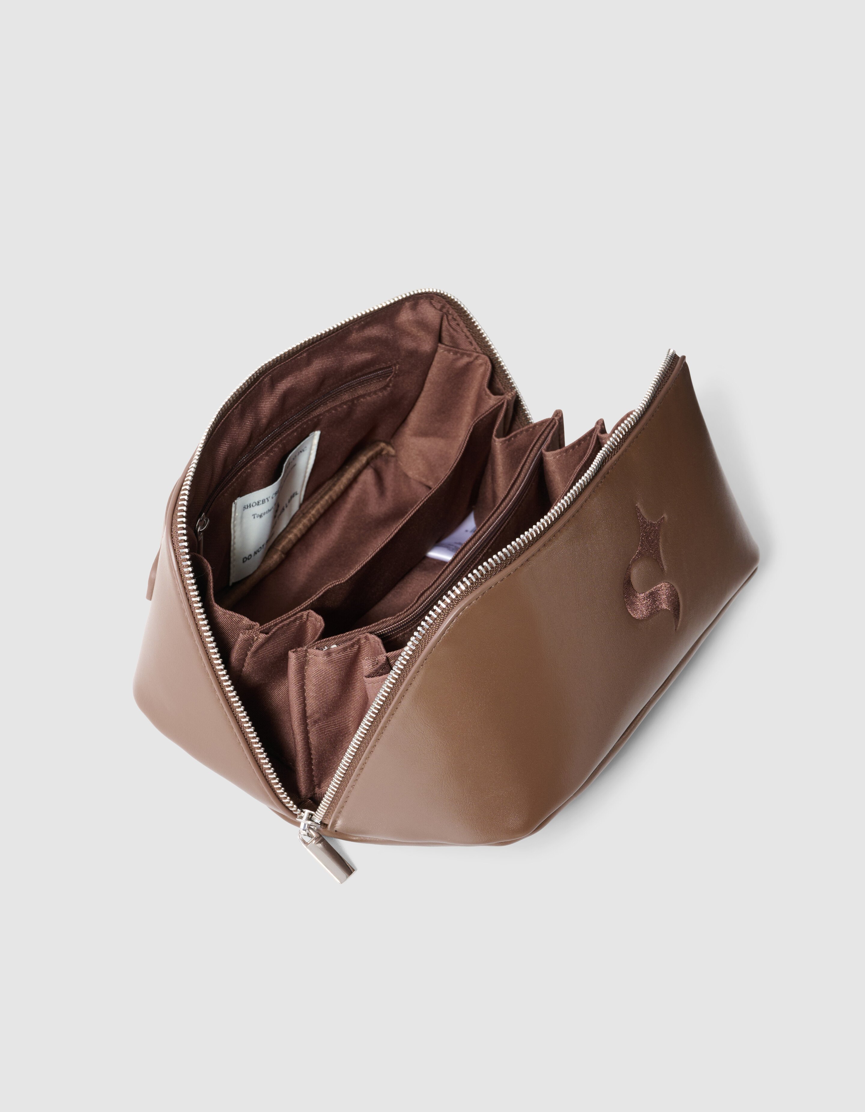 Beauty Case Bruin SHOEBY ACCESSOIRES