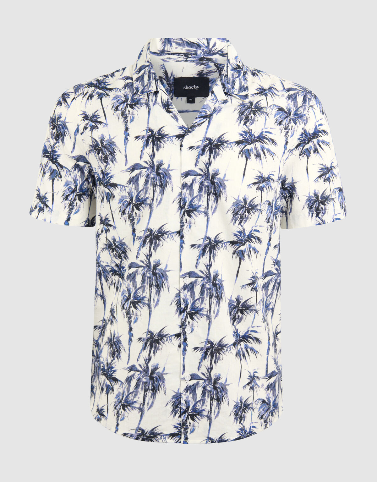 Printed Palm shirt Gebroken Wit SHOEBY MEN