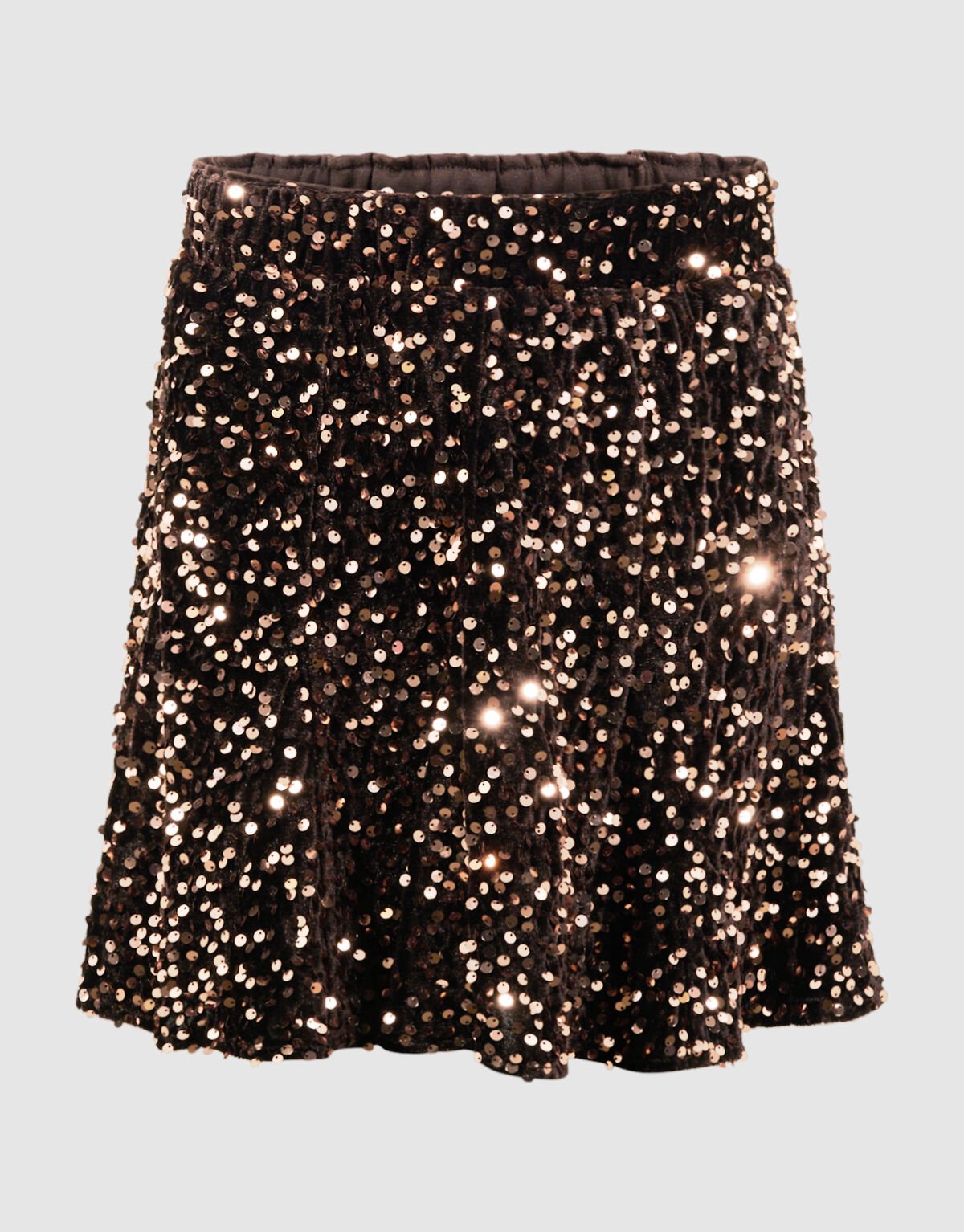 Sequin Mini Rok Bruin SHOEBY GIRLS