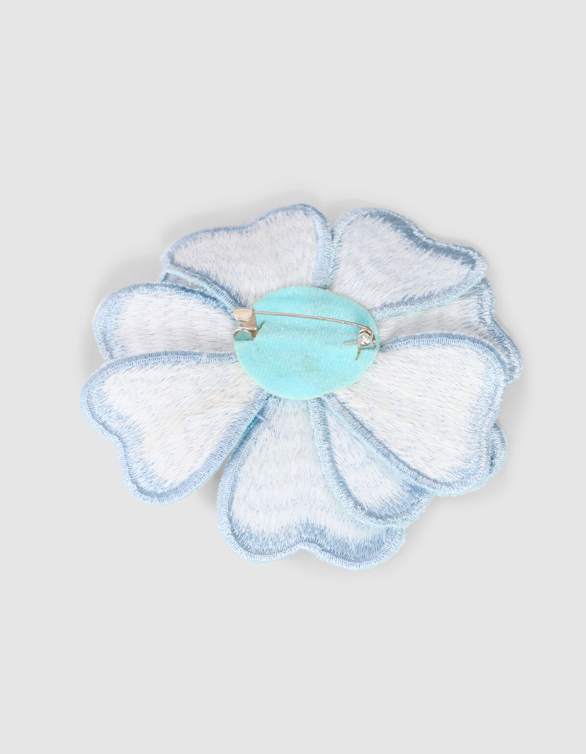 Flower Broche Lichtblauw SHOEBY ACCESSOIRES
