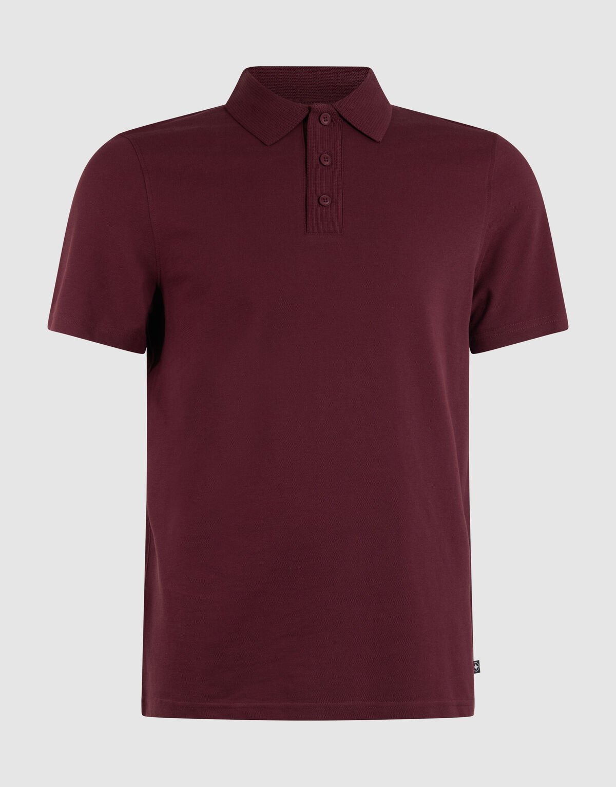 Gebreide Polo Donkerrood SHOEBY MEN