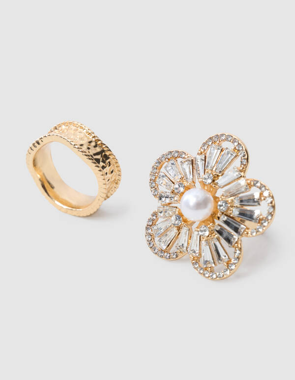 Strass Sjaal Bedel Set Goud SHOEBY ACCESSOIRES