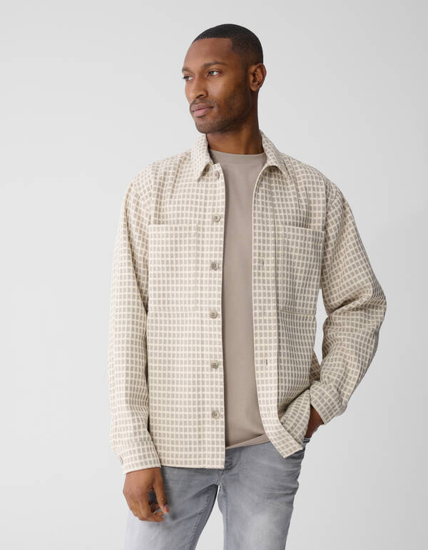 Block Overshirt Lichtbruin SHOEBY MEN