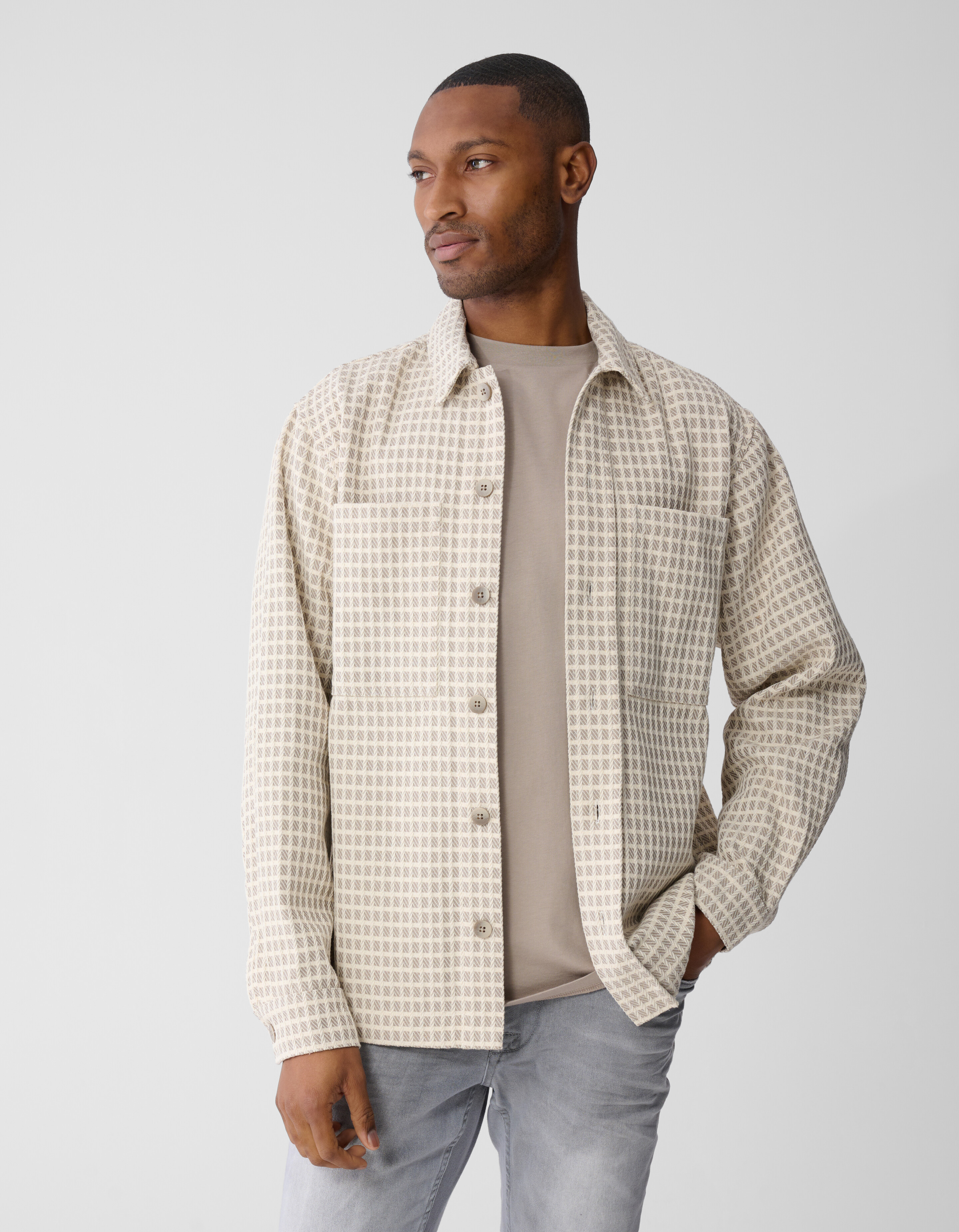 Block Overshirt Lichtbruin SHOEBY MEN