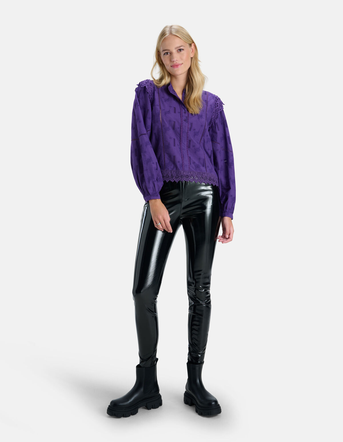 Lakbroek Zwart SHOEBY WOMEN