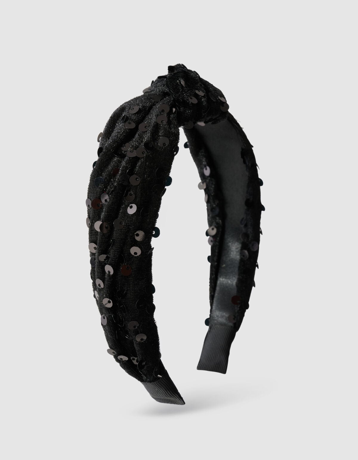 Velvet Pailletten Haarband Zwart SHOEBY ACCESSOIRES